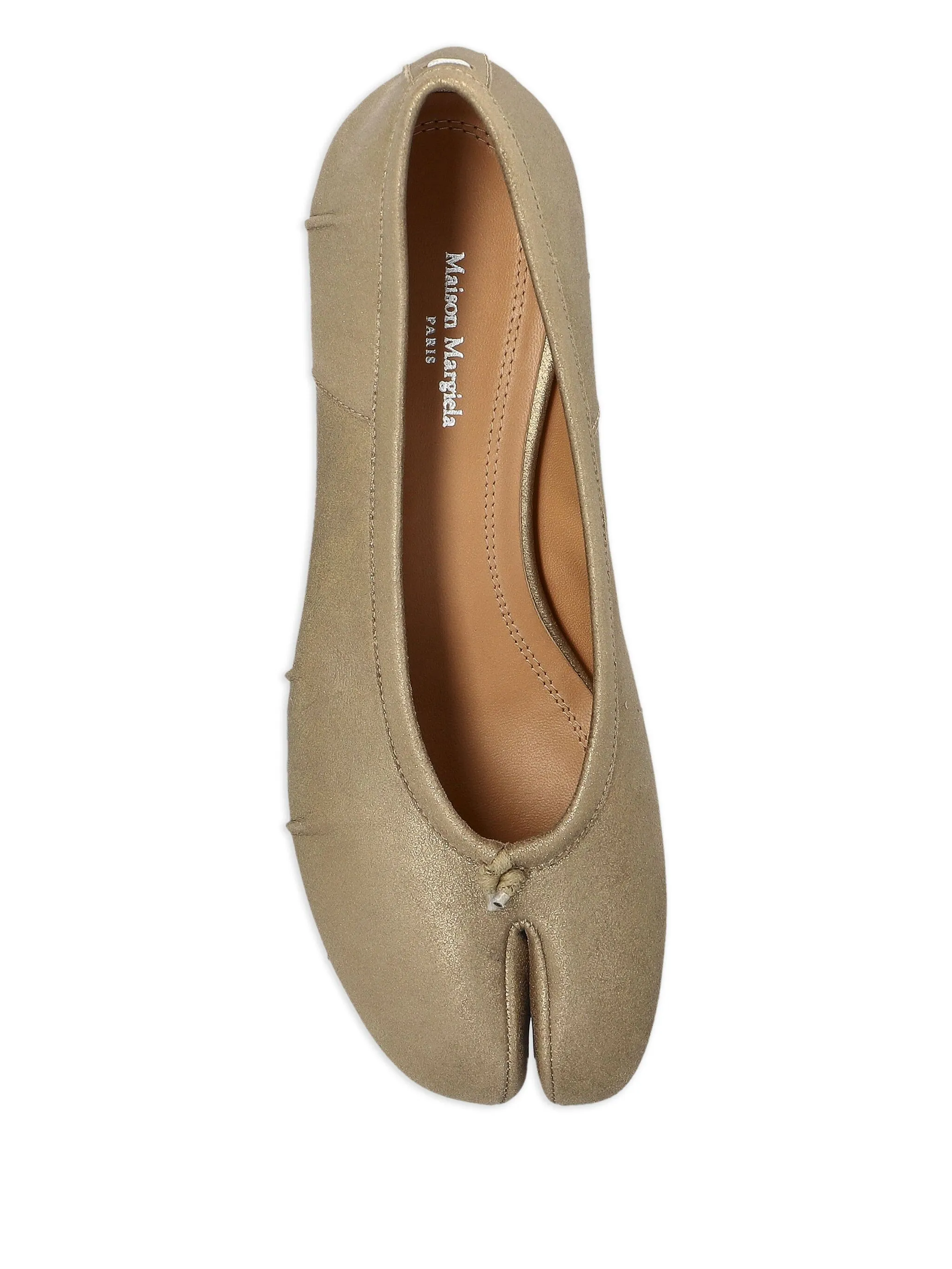CREAM GOLD GOAT LEATHER BALLET - Image 5
