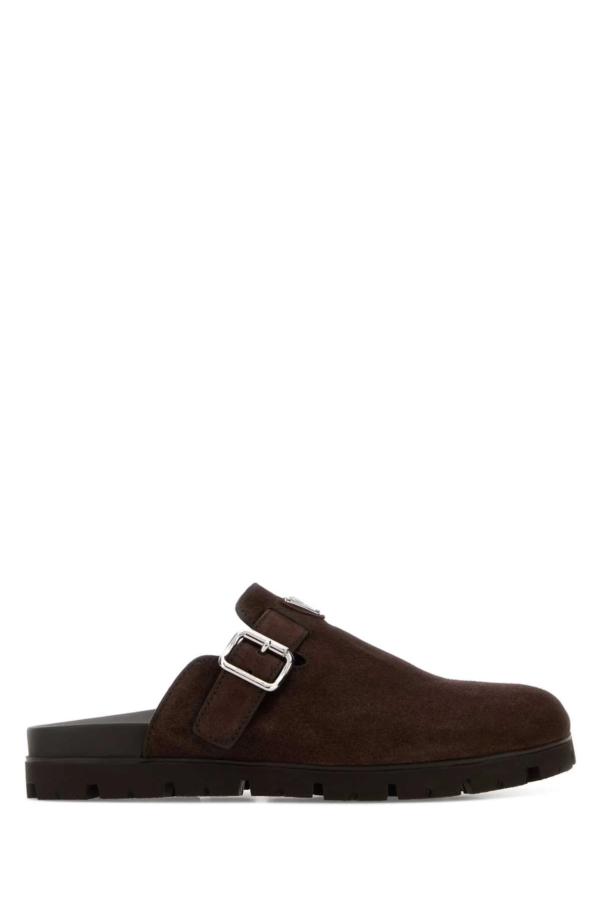 DARK BROWN SUEDE SLIPPERS