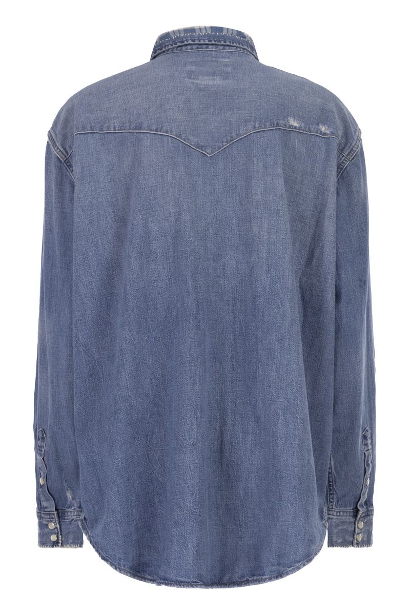DENIM WESTERN SHIRT - Image 2