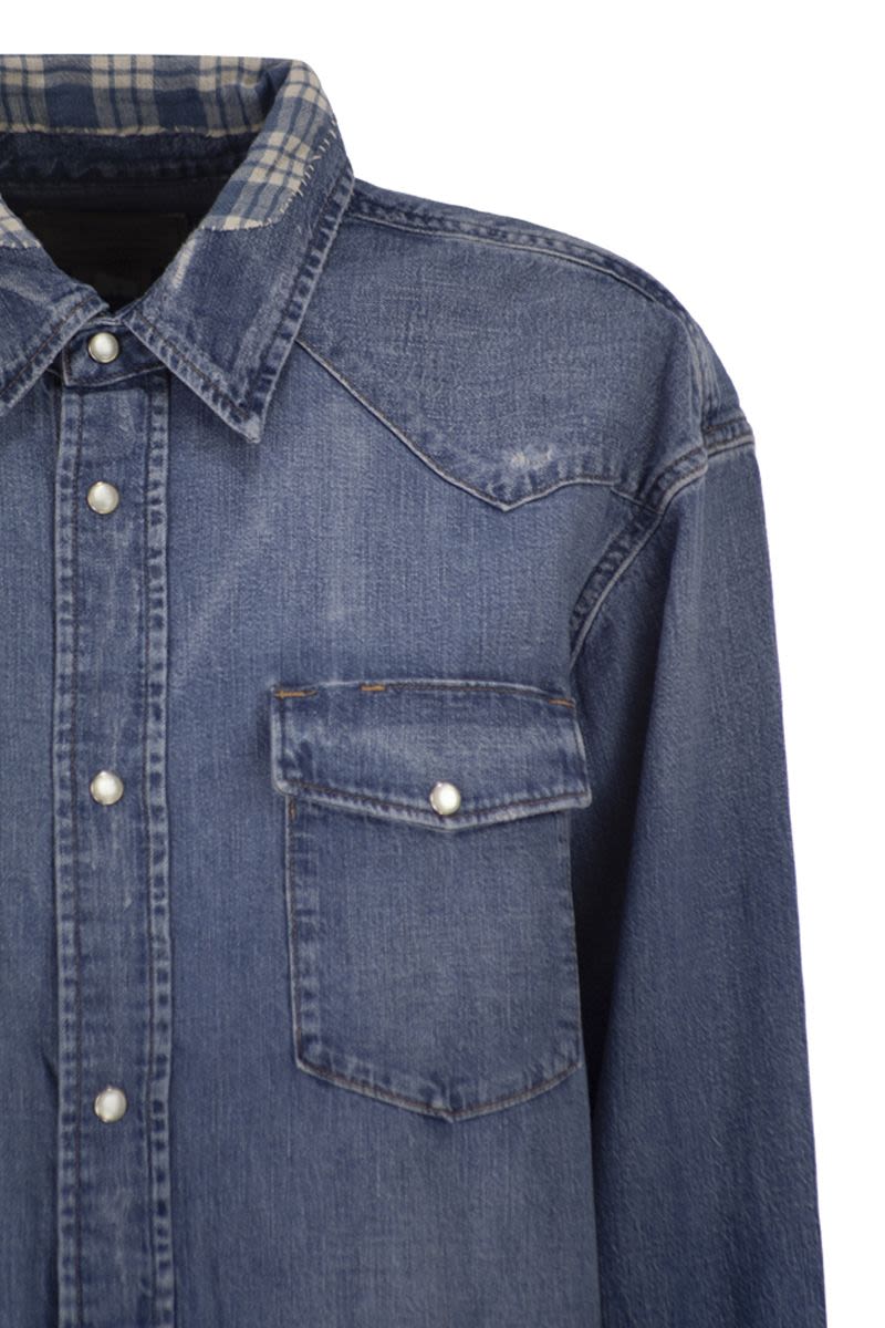 DENIM WESTERN SHIRT - Image 4