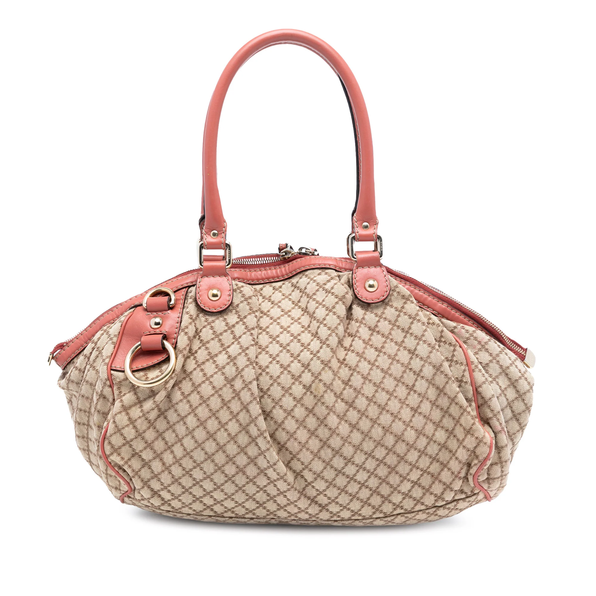 Diamante Canvas Sukey Satchel