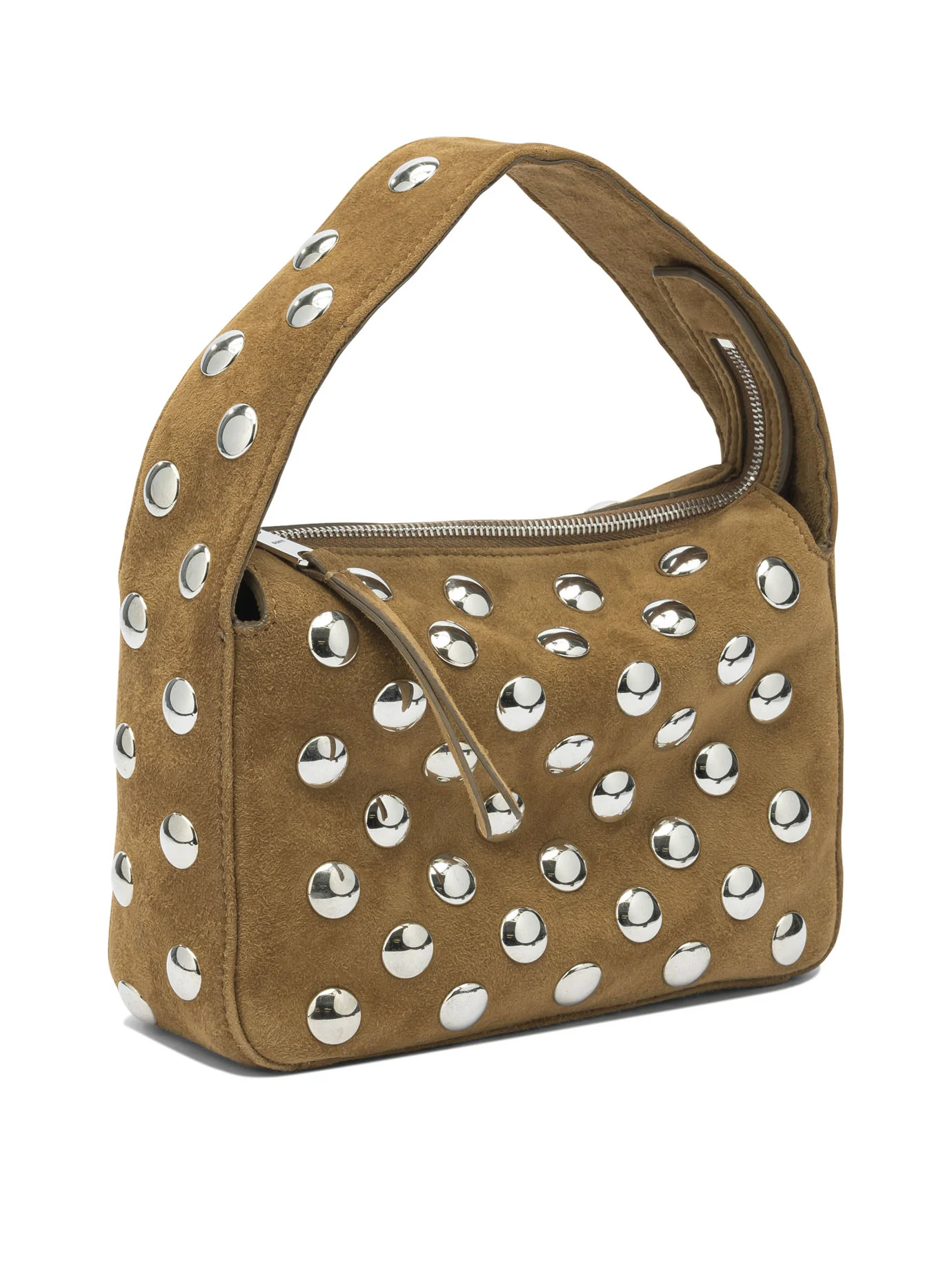 ELENA SMALL BEIGE KID LEATHER HANDBAG - Image 2