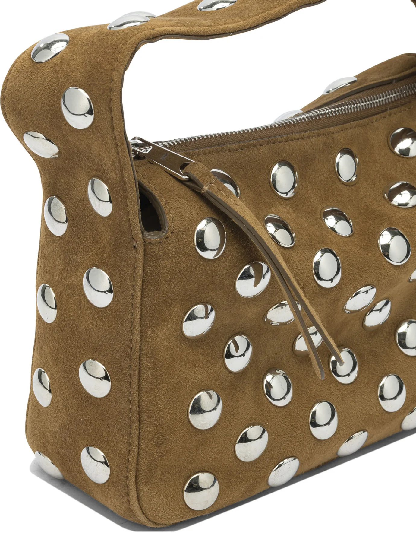 ELENA SMALL BEIGE KID LEATHER HANDBAG - Image 4