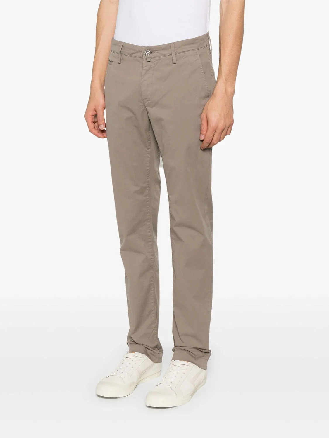 ELEPHANT GREY COTTON PANTS - Image 5