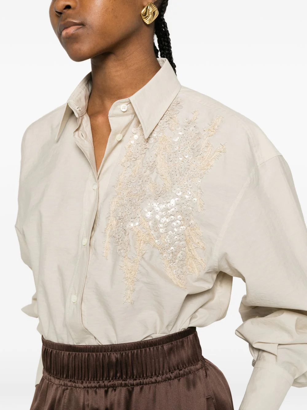 EMBROIDERED COTTON SHIRT - Image 5