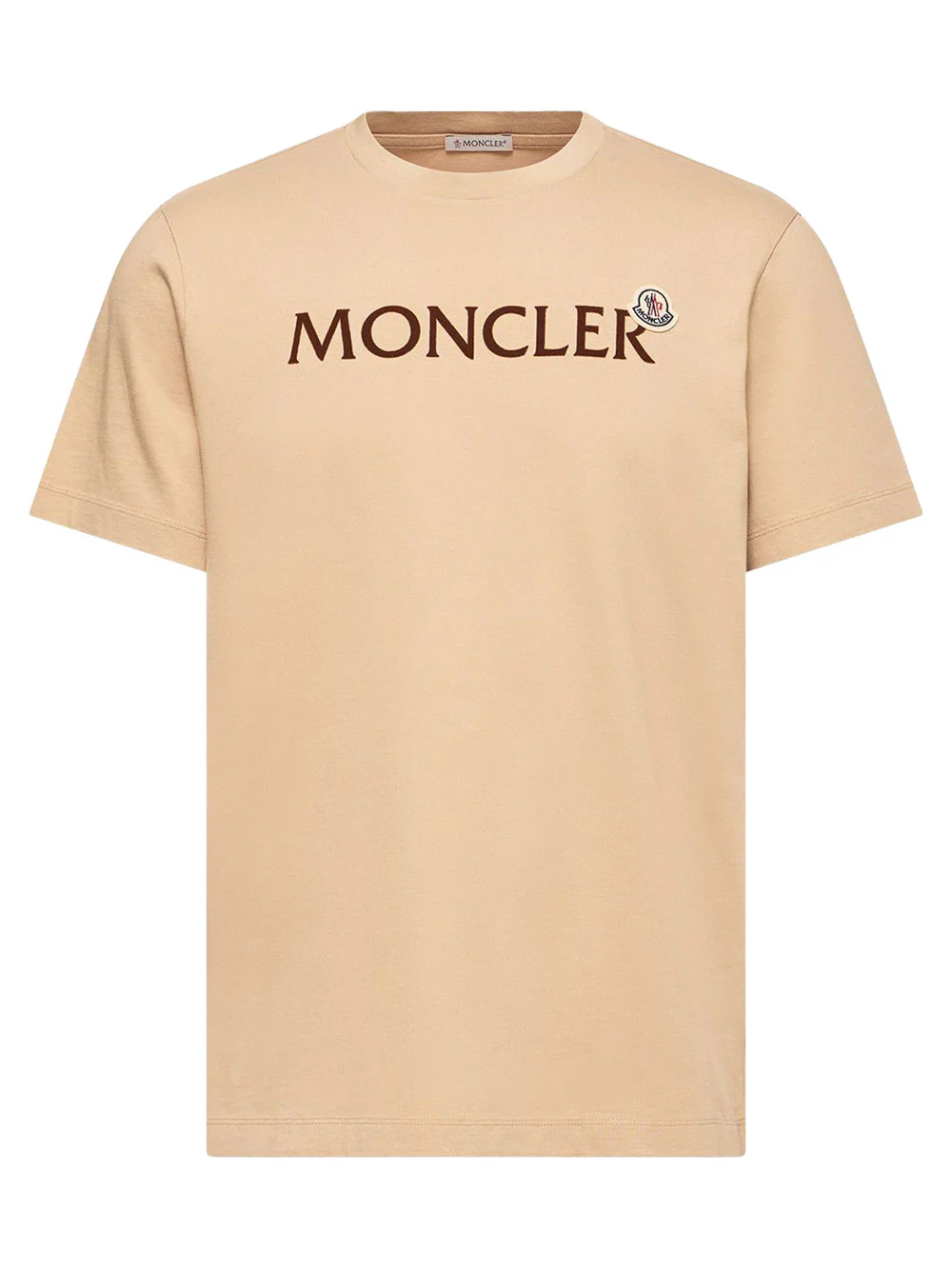 FLOCKED LOGO COTTON T-SHIRT