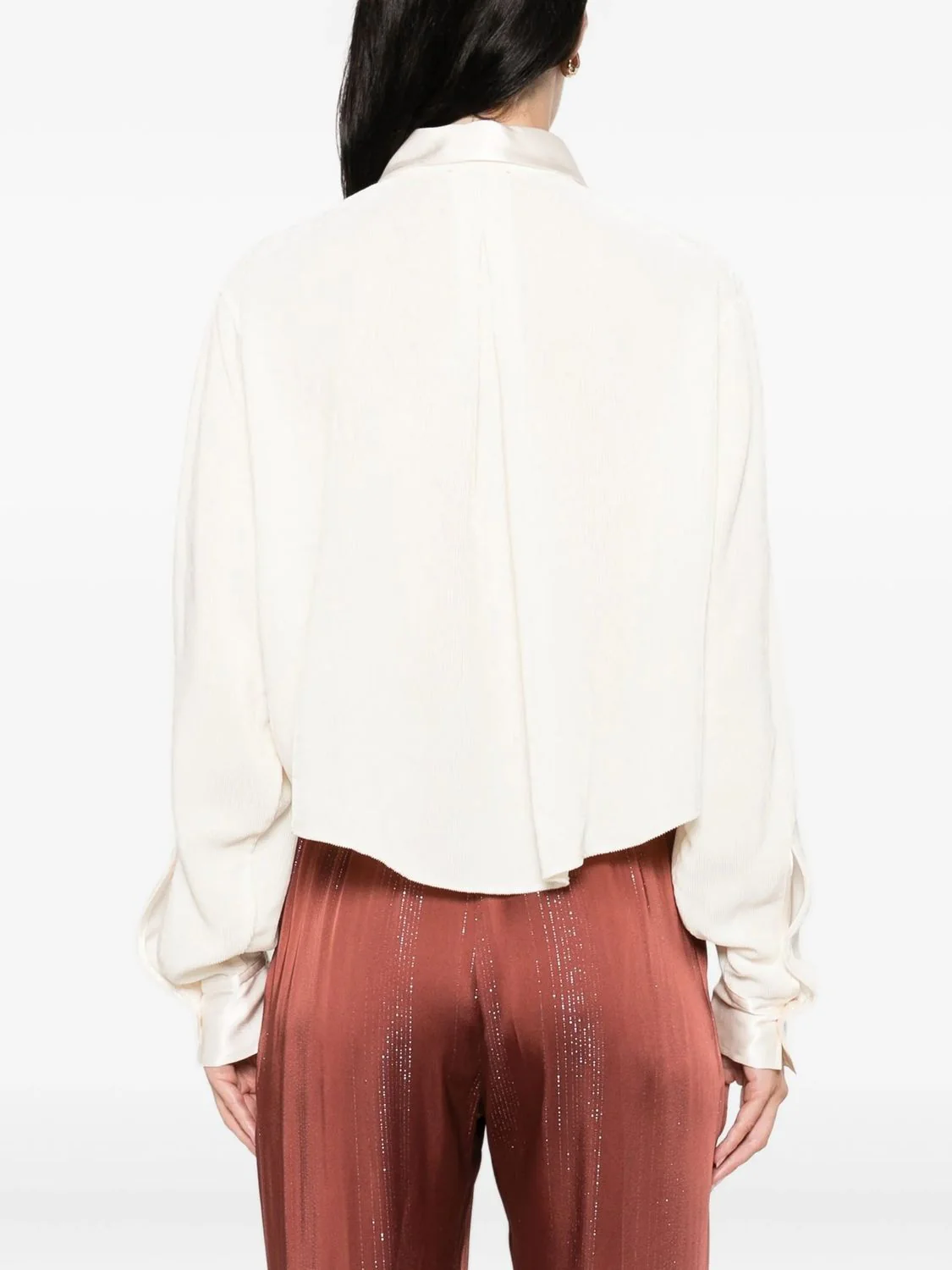 FLUID CHIC VELVET BOXY SHIRT - Image 2