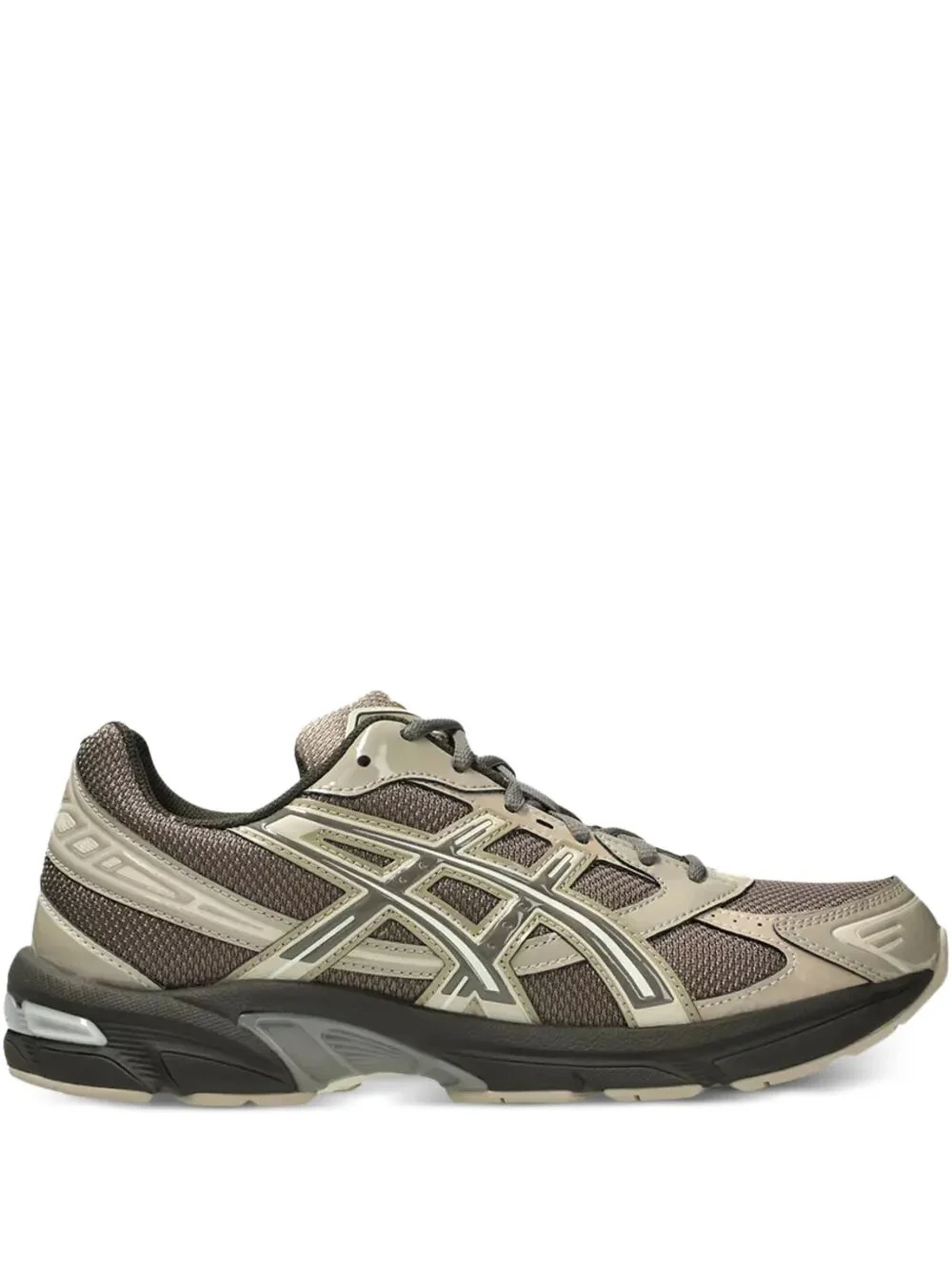 GEL-1130 SHINY MESH AND PATENT SYNTHETIC LEATHER SNEAKERS