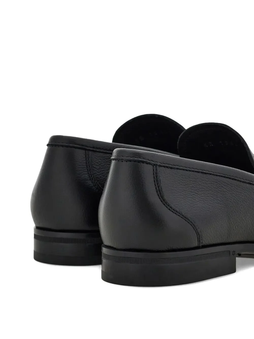 GRANDIOSO2 LEATHER LOAFERS WITH GANCINI BUCKLE - Image 4