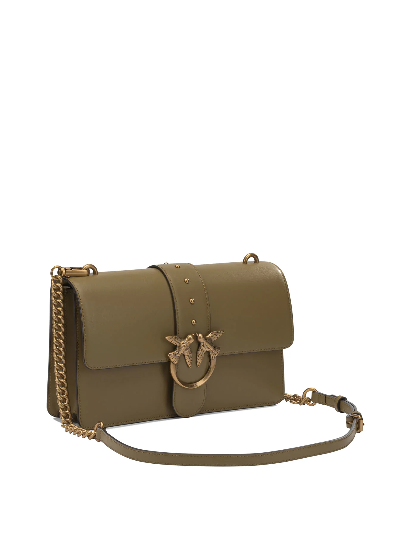 GREEN LEATHER CROSSBODY BAG - Image 2