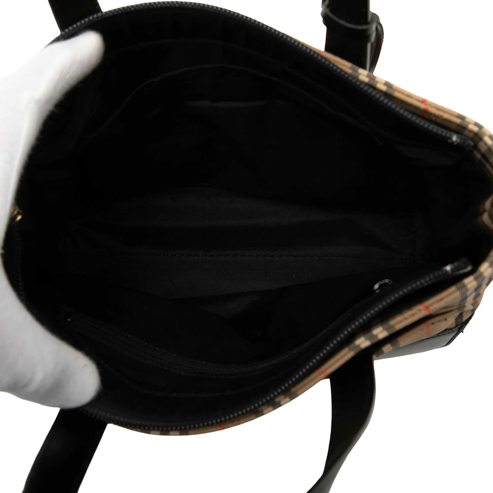 Haymarket Check Canvas Tote - Image 4