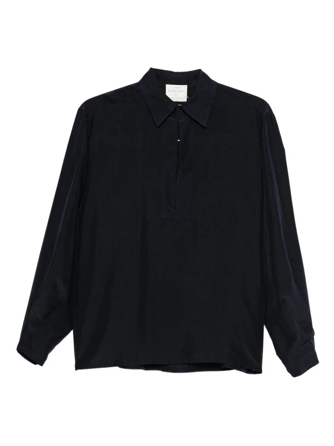 HEAVY HABOTAI SILK POLO SHIRT