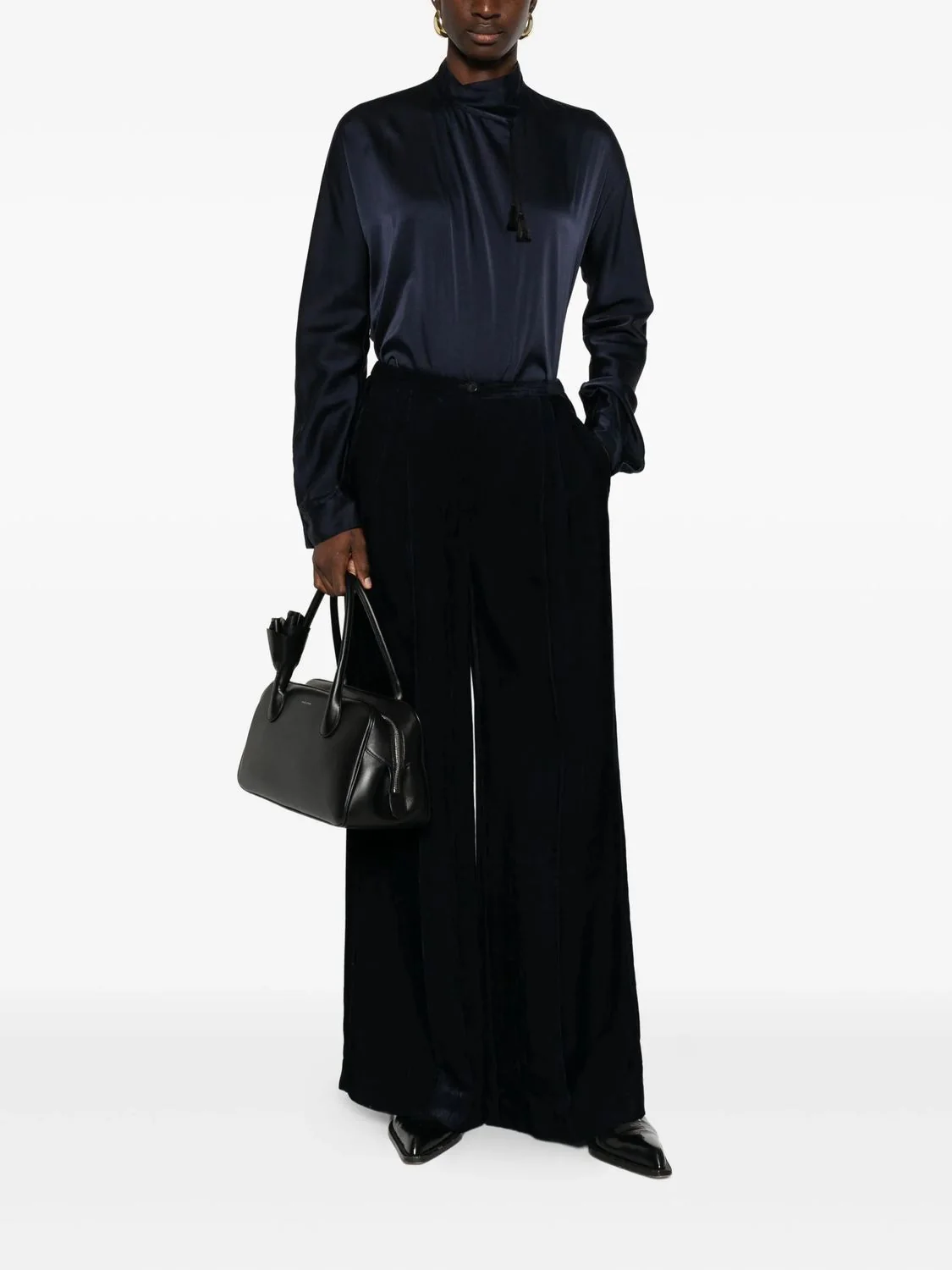 HEAVY STRETCH SILK SATIN KIMONO SHI - Image 2