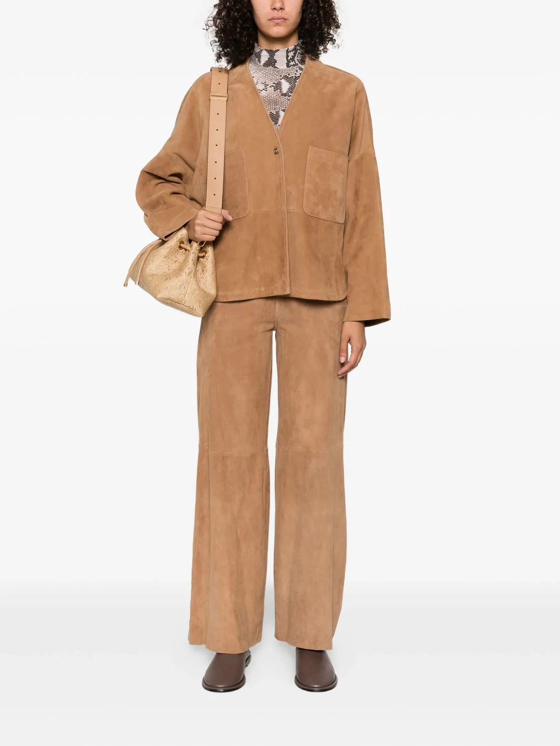 HEAVY SUEDE KIMONO - Image 3
