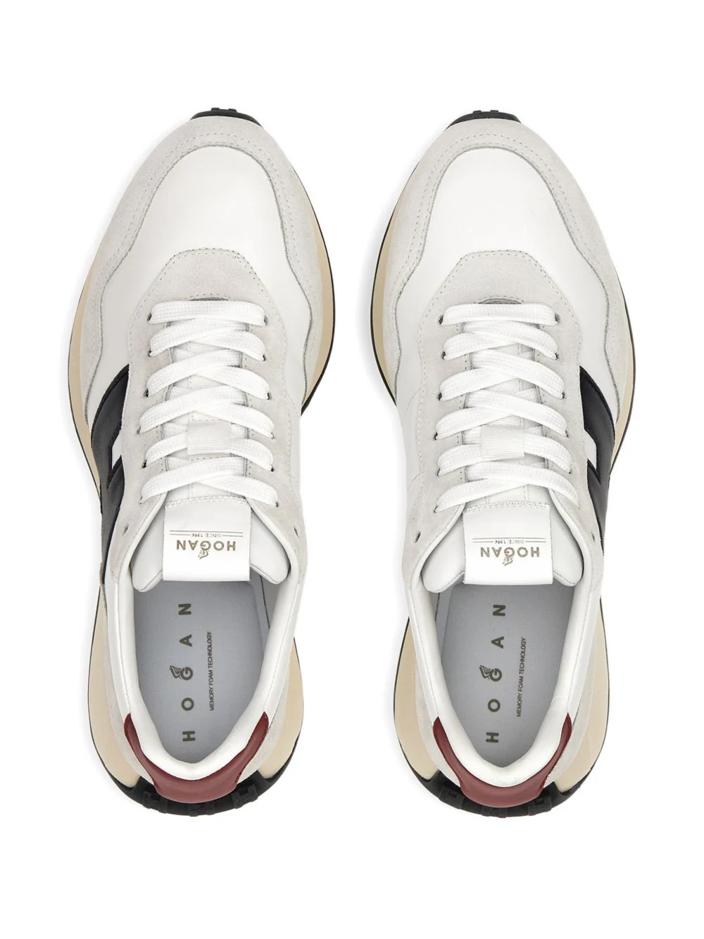 HOGAN H601 SUEDE AND NAPPA LEATHER SNEAKERS - Image 4