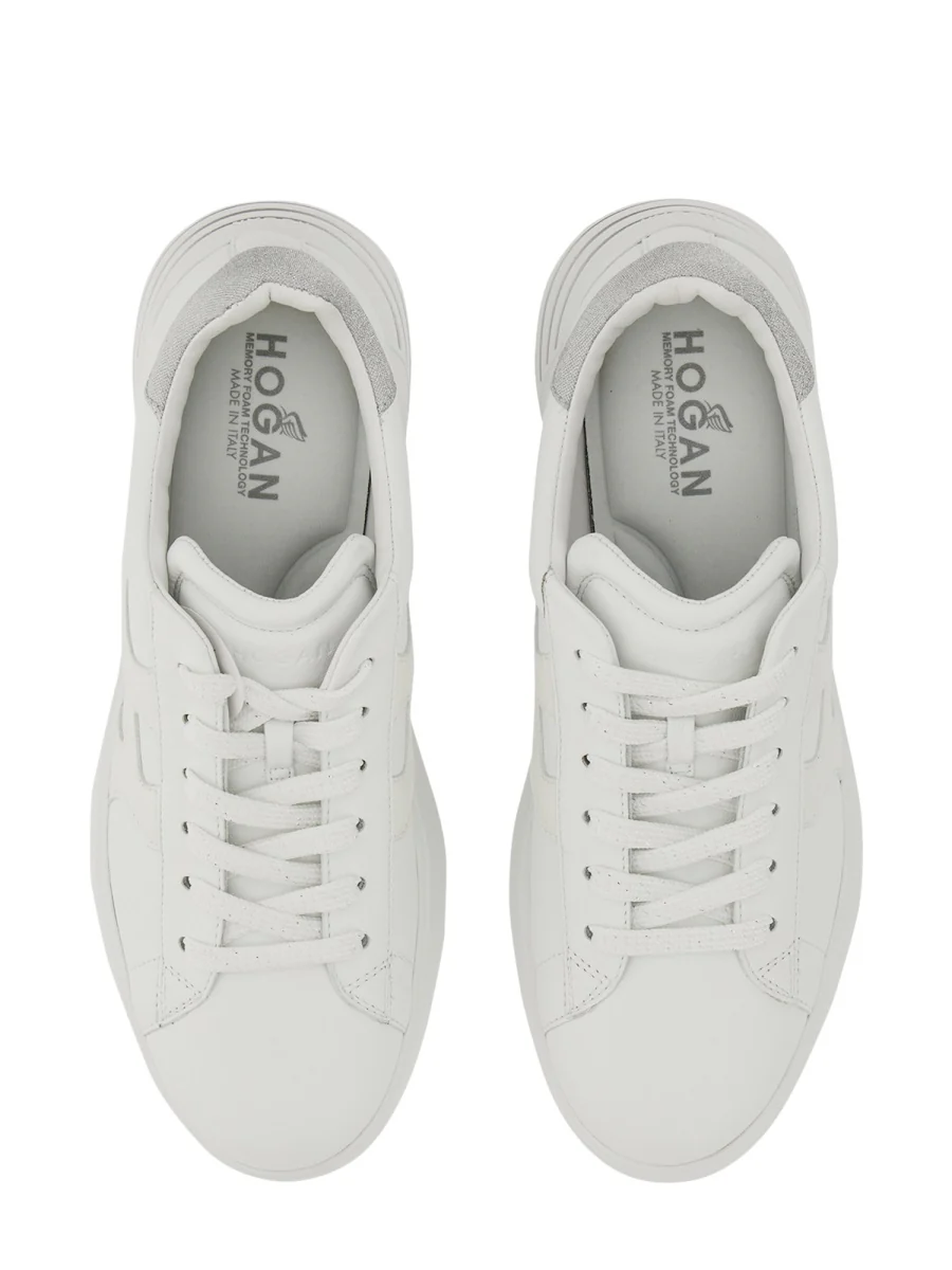 HOGAN REBEL LEATHER SNEAKERS - Image 5