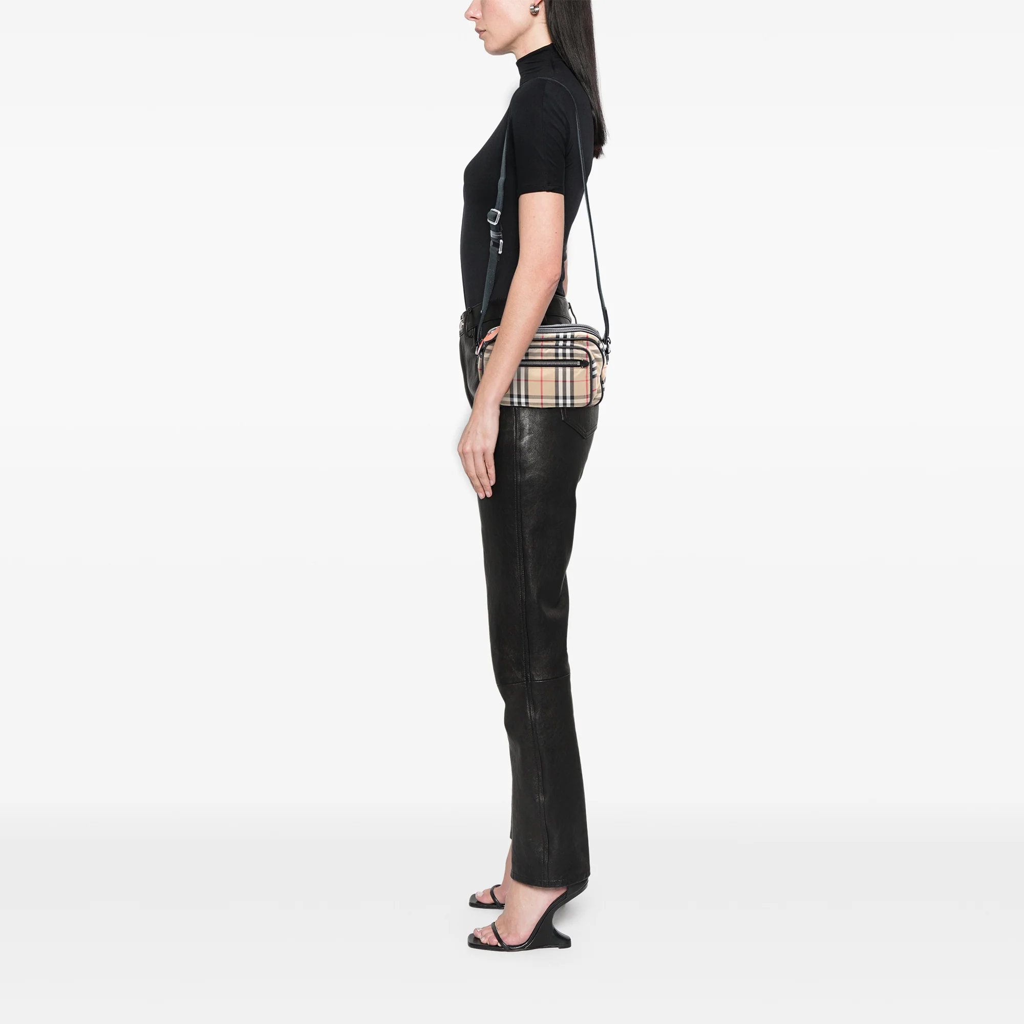 House Check Nylon Paddy Crossbody - Image 7