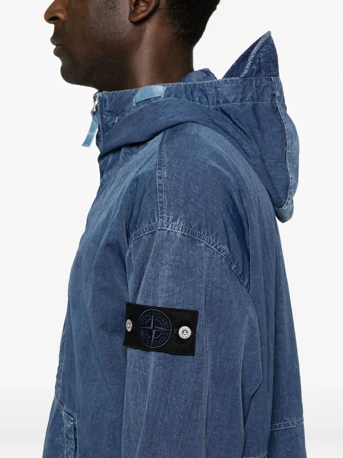 INDIGO POLYAMIDE OUTERWEAR - Image 4