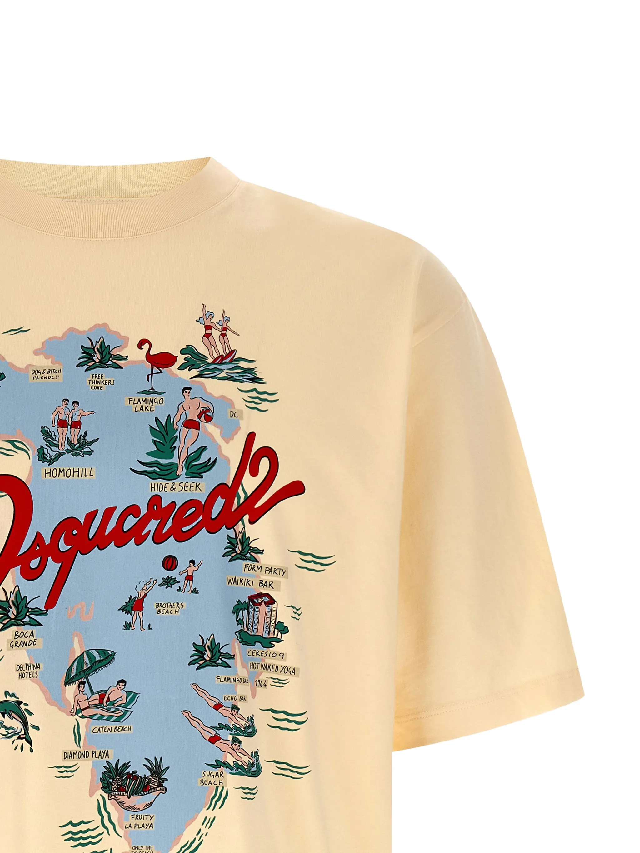 IVORY COTTON T-SHIRT - Image 2