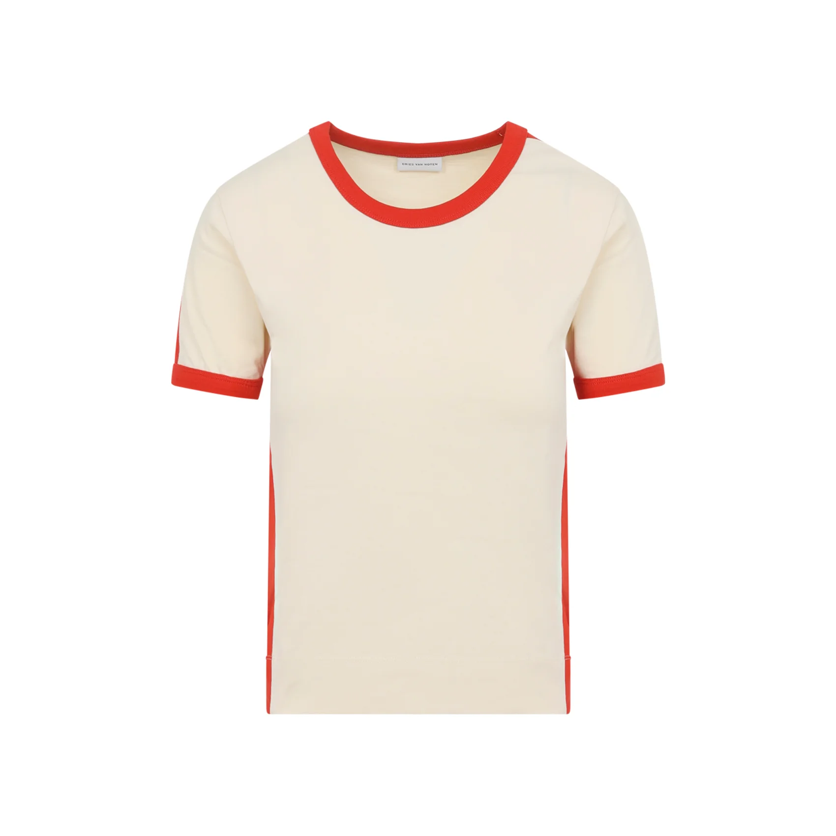 IVORY HENTAL COTTON T-SHIRT
