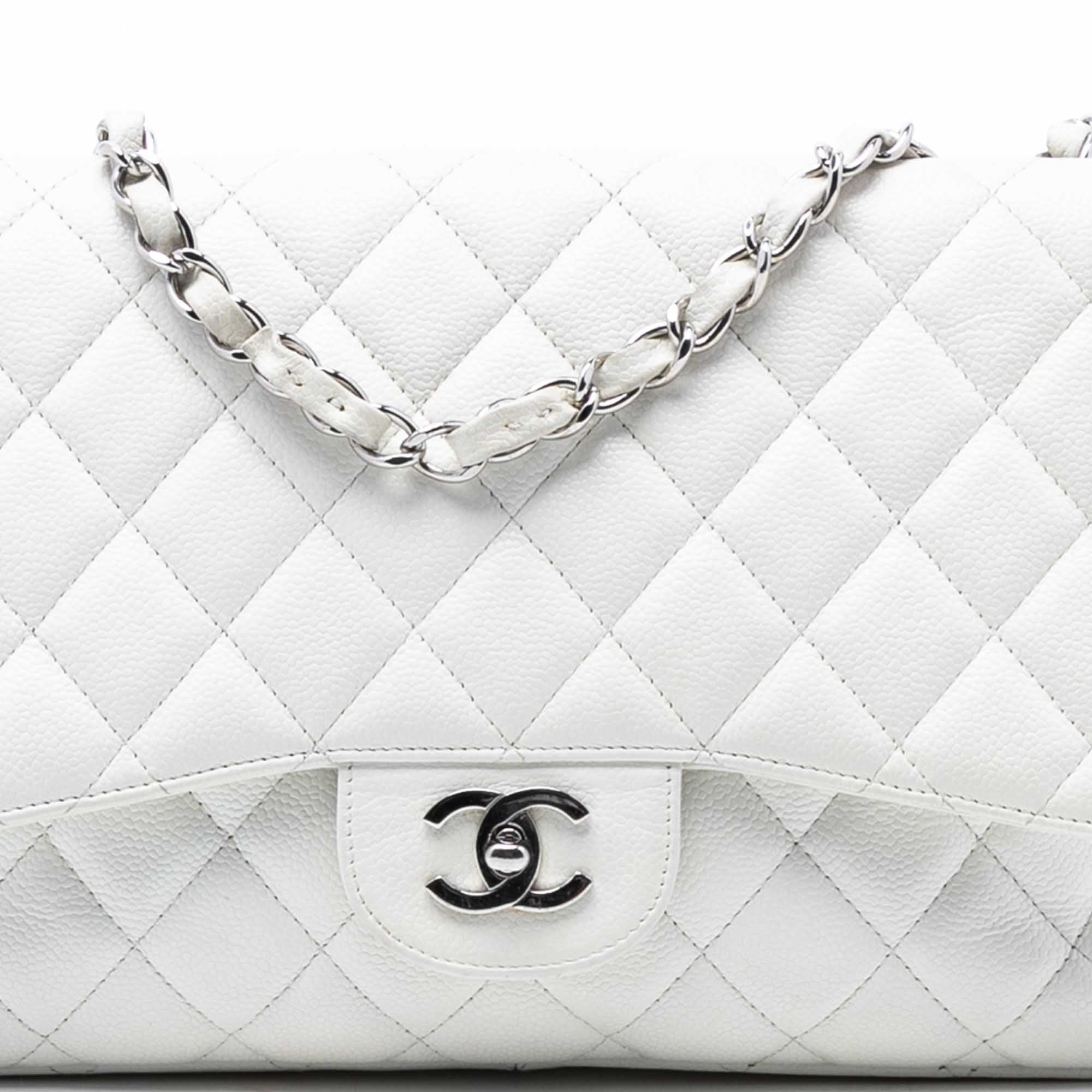 Jumbo Classic Caviar Single Flap - Image 7