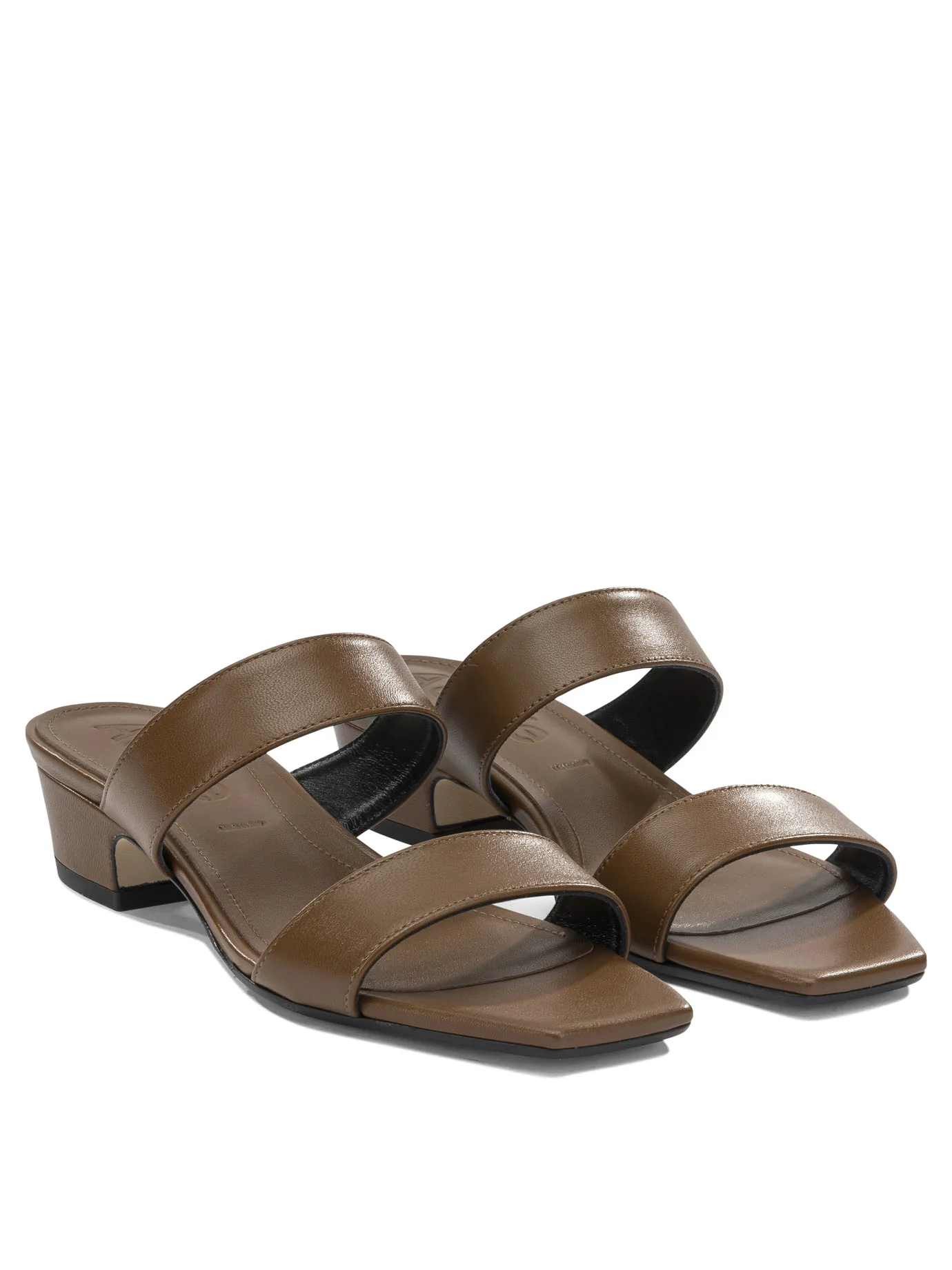 KEMI 3 MM BROWN NAPPA LEATHER SANDALS - Image 2