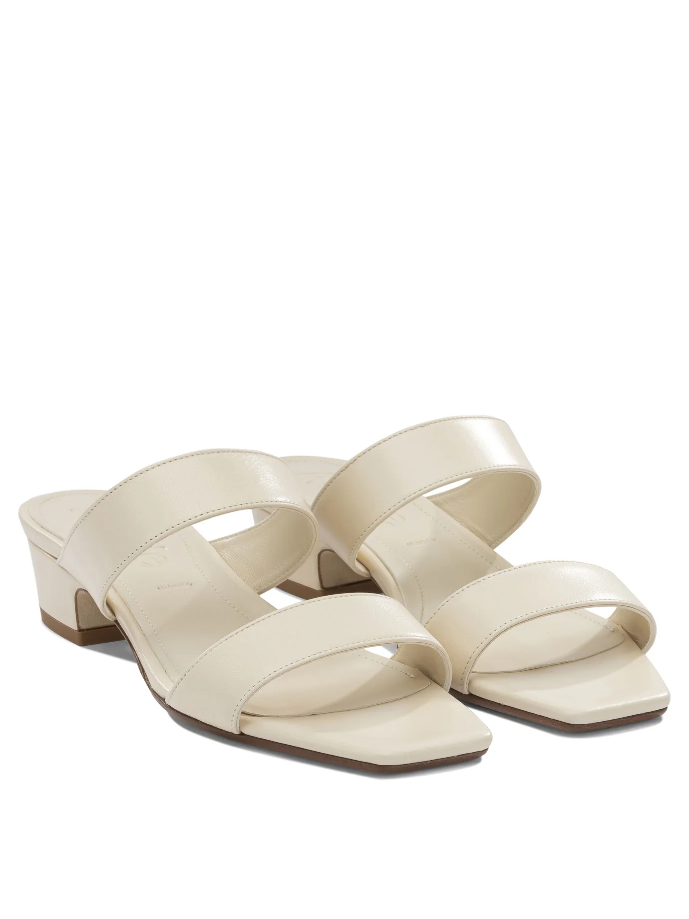 KEMI 3 MM WHITE NAPPA LEATHER SANDALS - Image 2