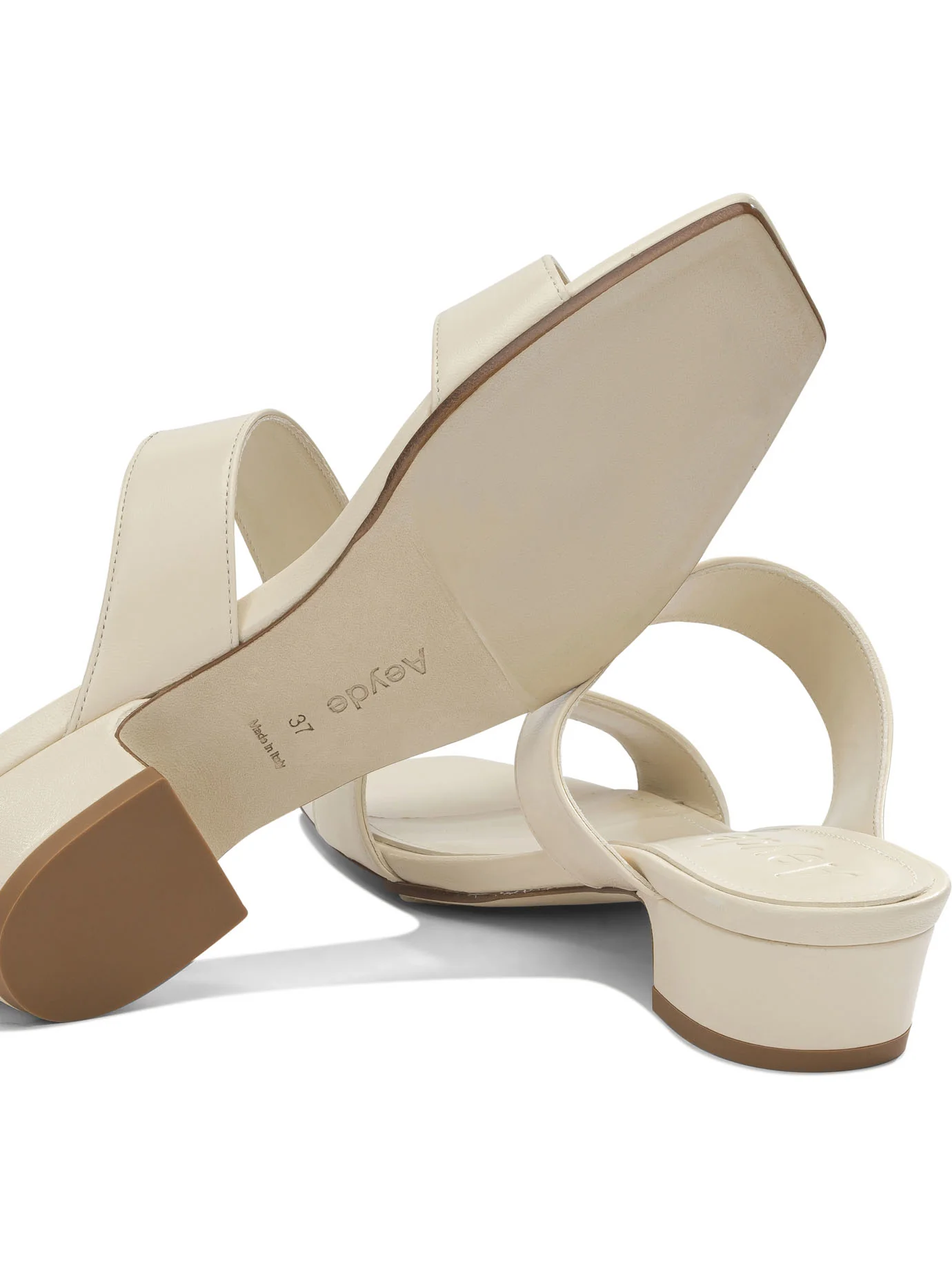 KEMI 3 MM WHITE NAPPA LEATHER SANDALS - Image 5