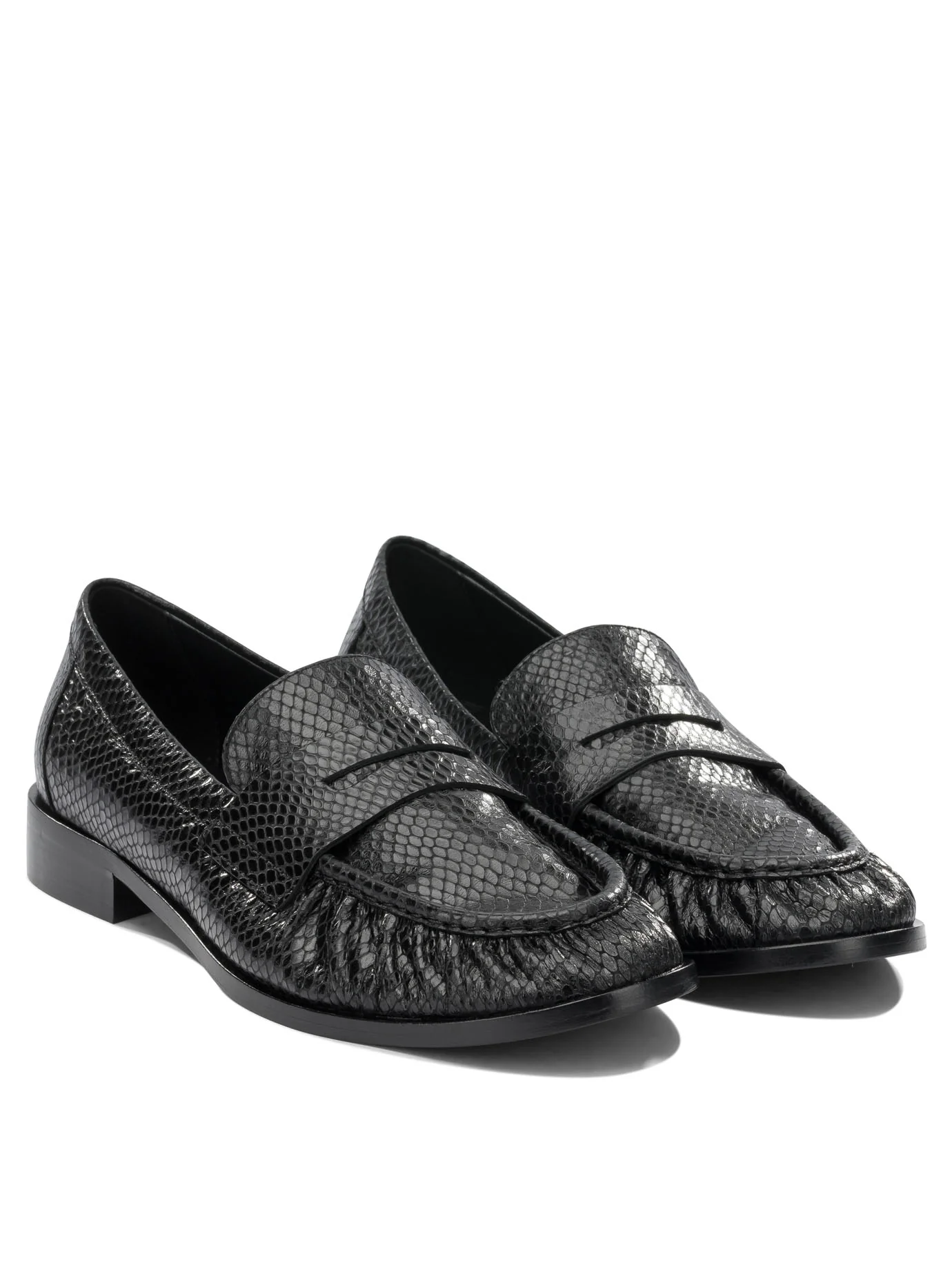 LEATHER BLACK LOAFERS - Image 2