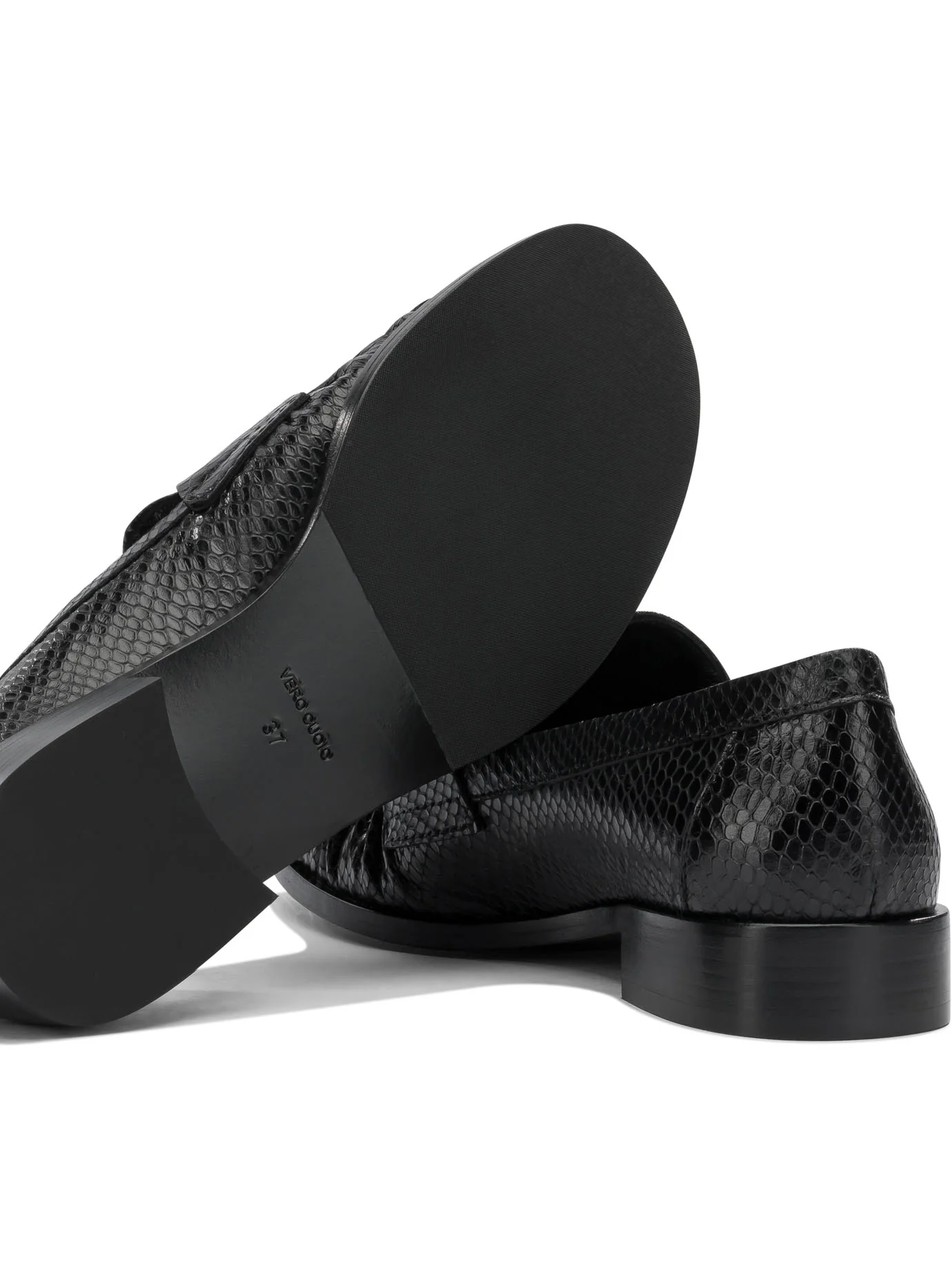 LEATHER BLACK LOAFERS - Image 5