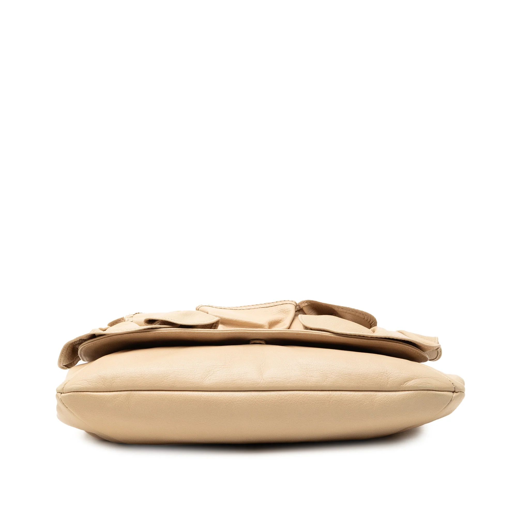 Leather Nadja Rose Flap Bag - Image 3