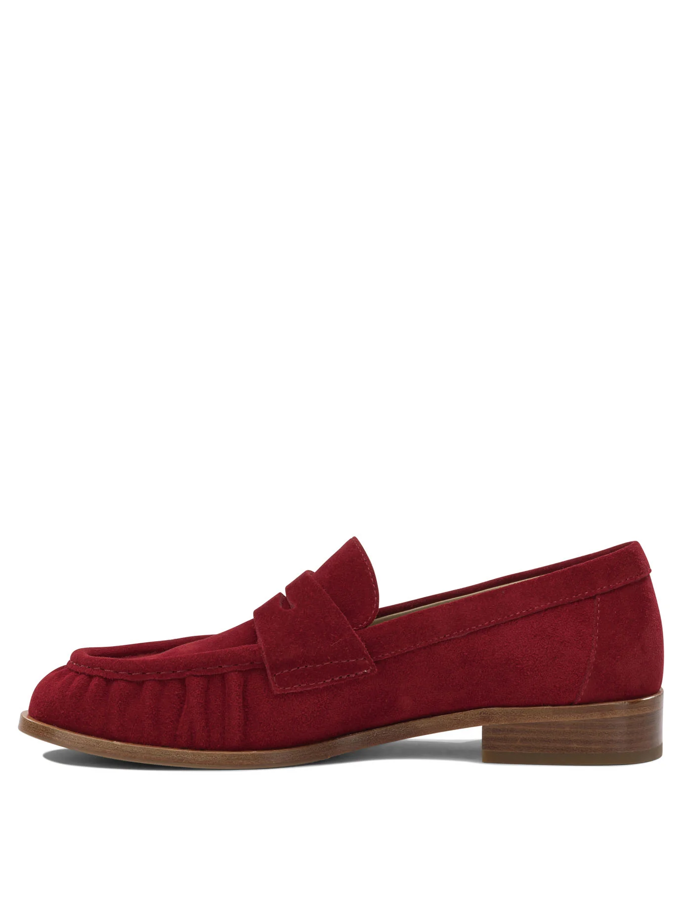 LEATHER RED LOAFERS - Image 3