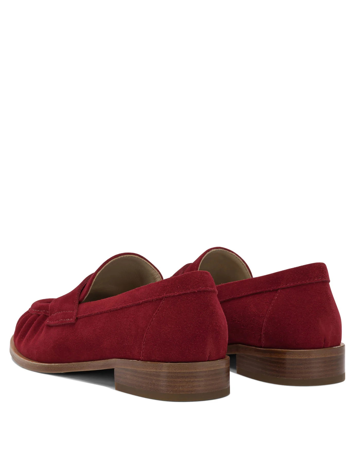 LEATHER RED LOAFERS - Image 4