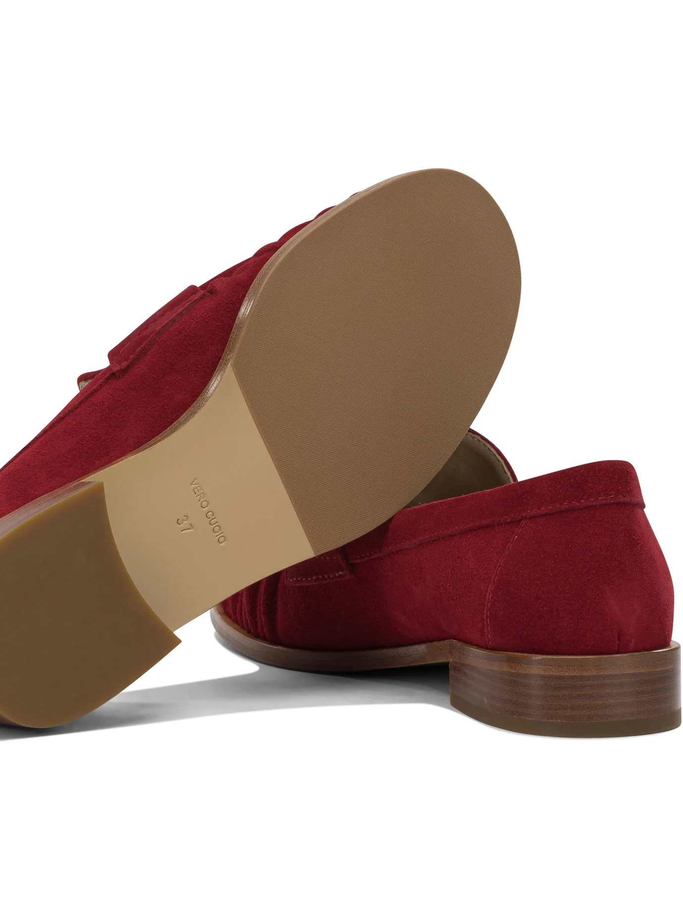 LEATHER RED LOAFERS - Image 5
