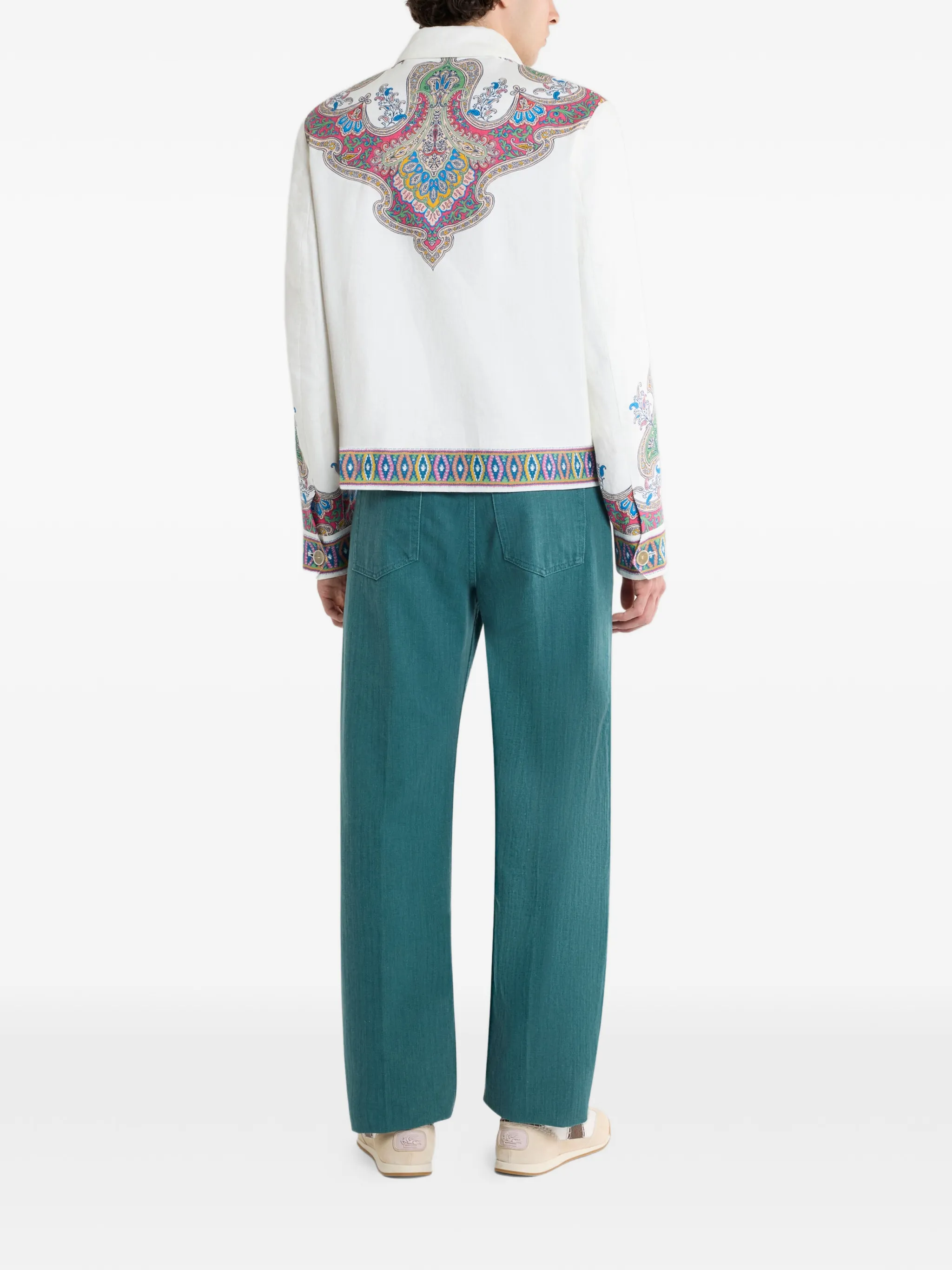 LINEN VISCOSE OUTERWEAR MAN - Image 2