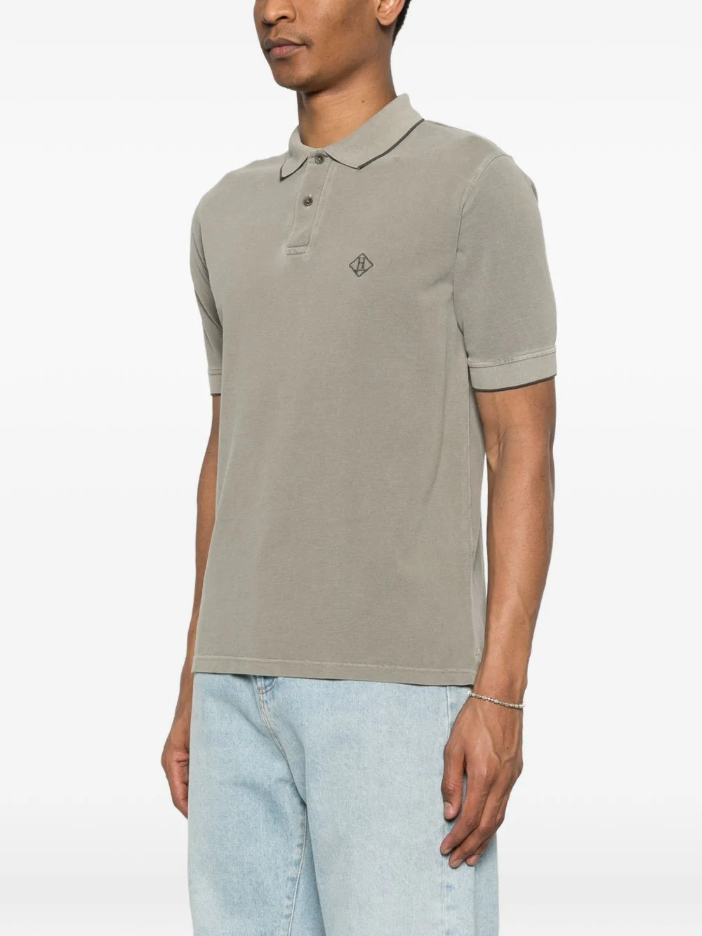 LOGO COTTON POLO SHIRT - Image 5