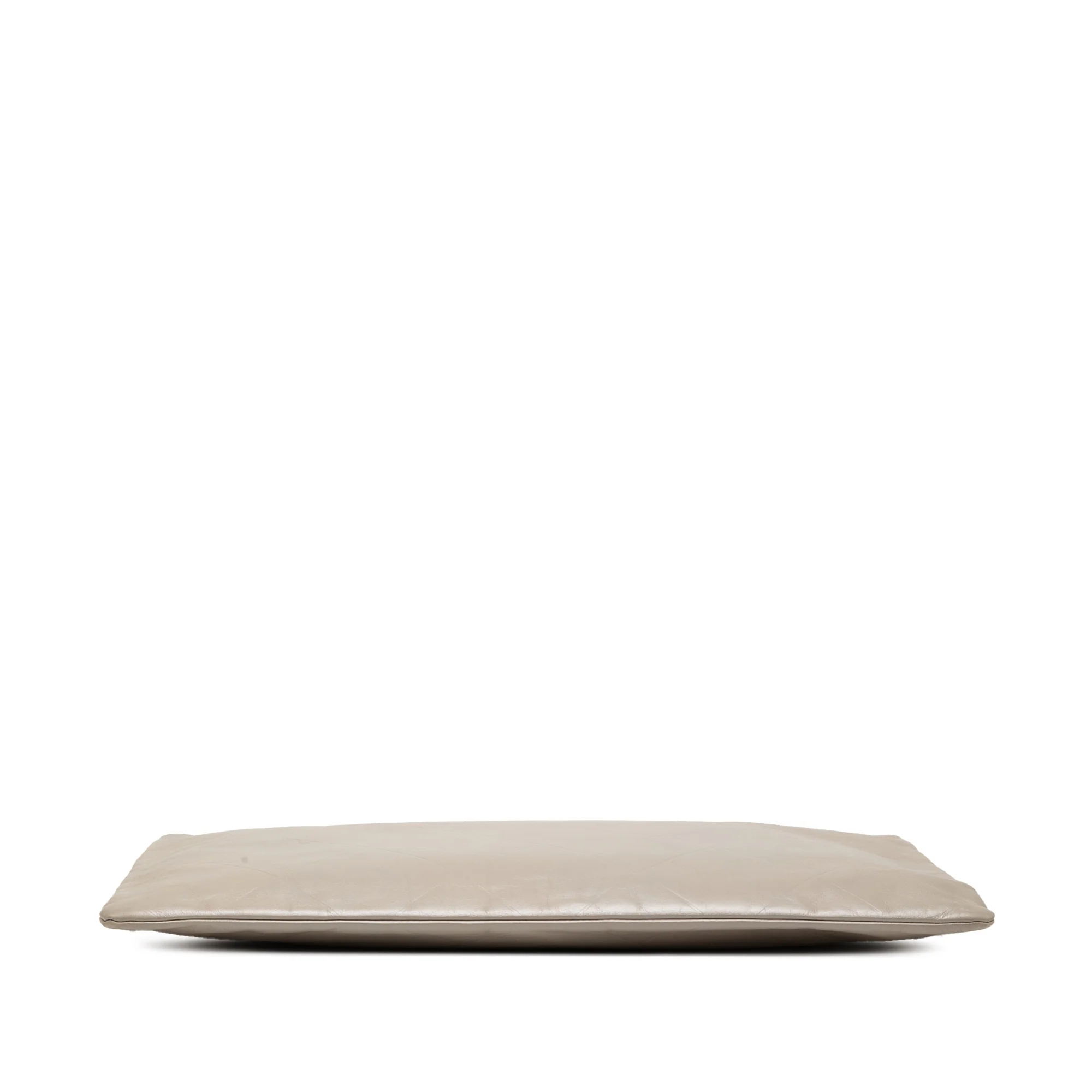 Metallic Embossed Calfskin Flat Handbag - Image 3