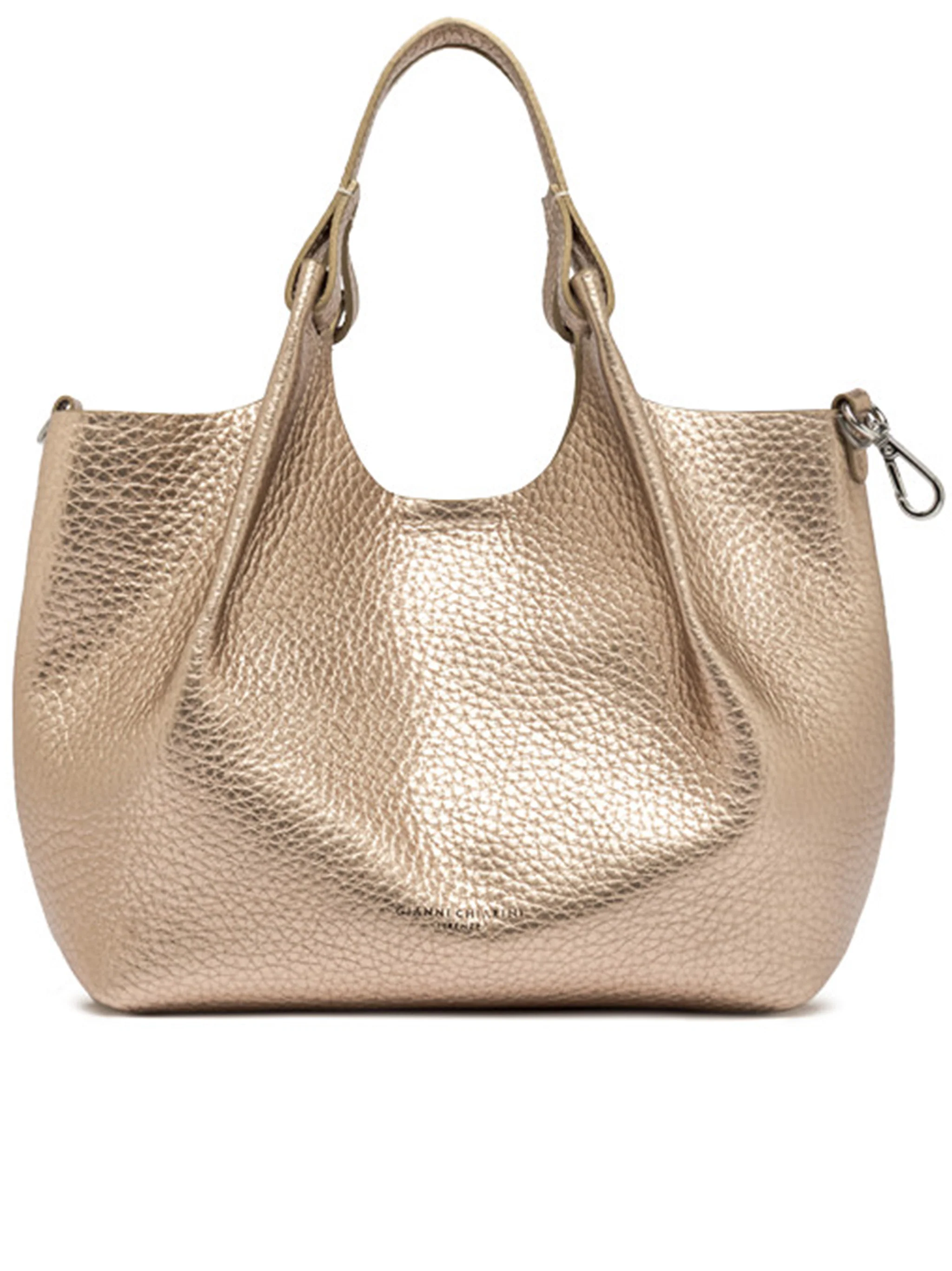 METALLIC LEATHER HANDBAG DUA - Image 2
