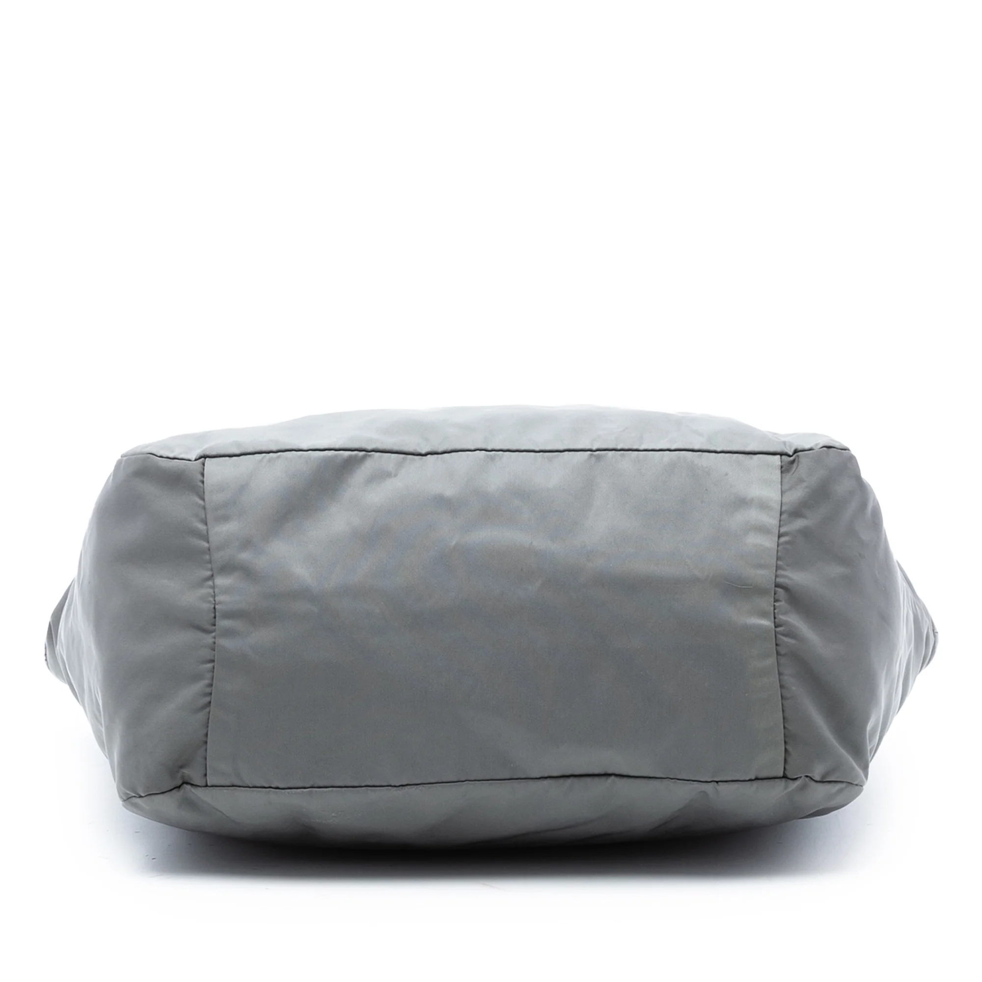 Metallic Leather Trimmed Tessuto Tote - Image 3