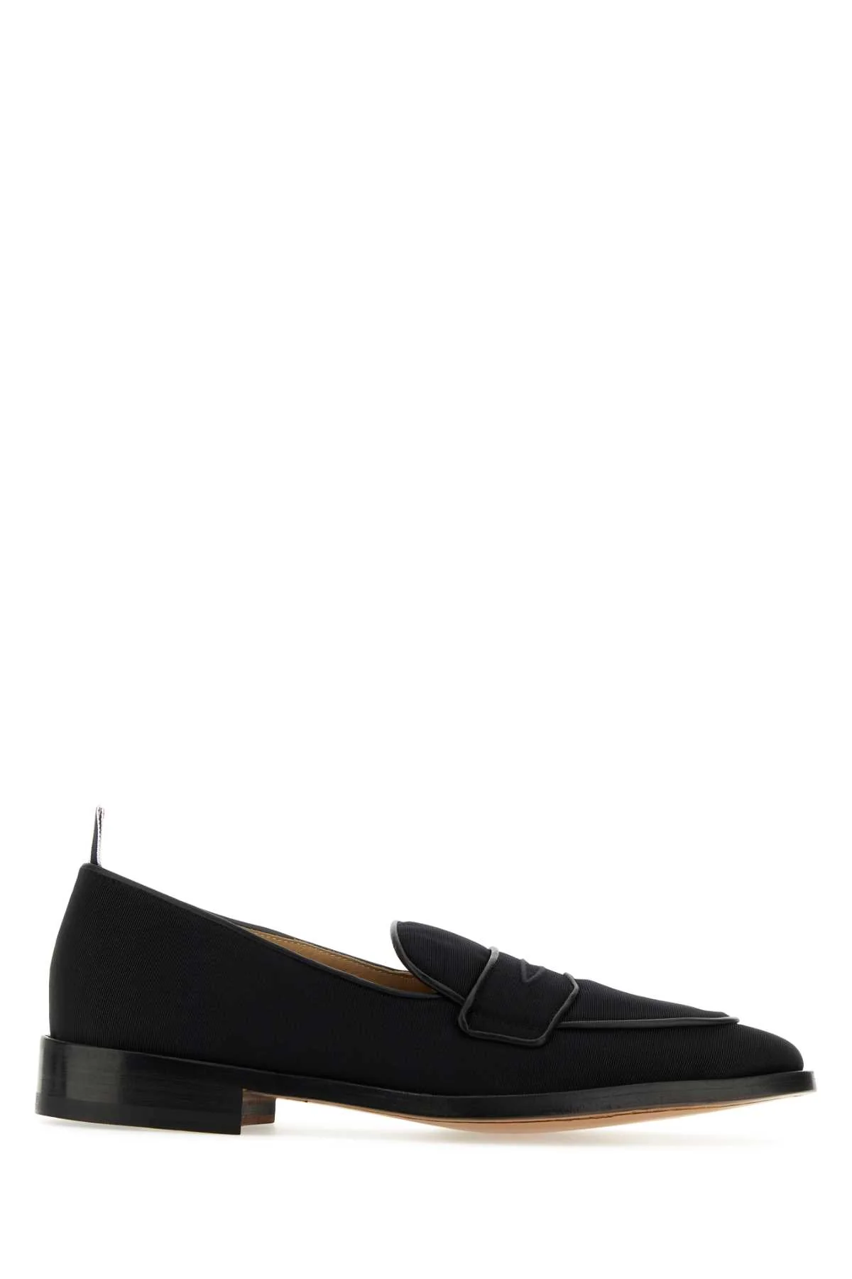 MIDNIGHT BLUE FABRIC LOAFERS