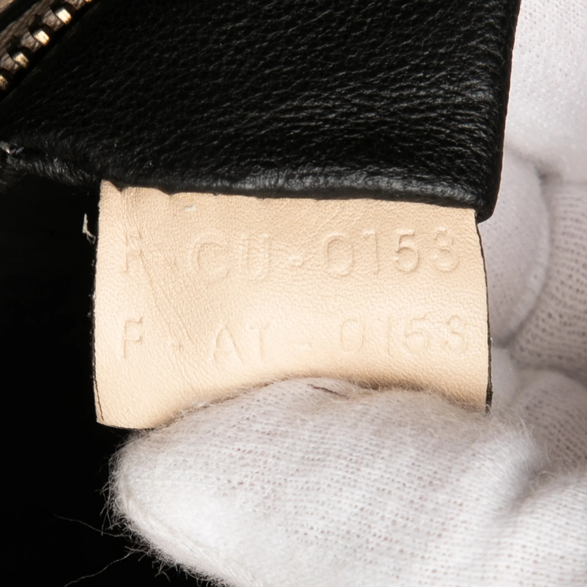 Mini Bicolor Leather Luggage Tote - Image 5