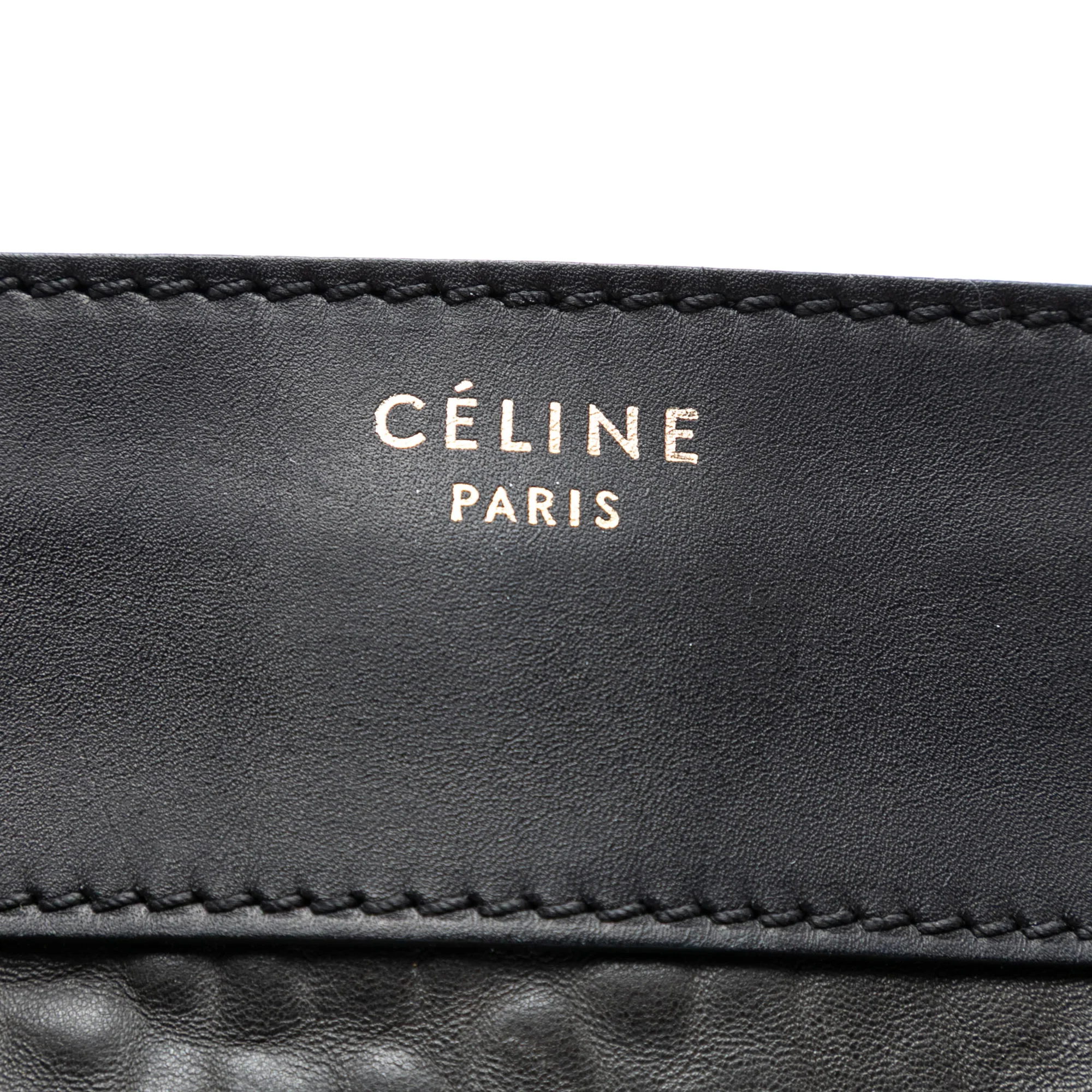 Mini Embossed Calfskin Luggage Tote - Image 5