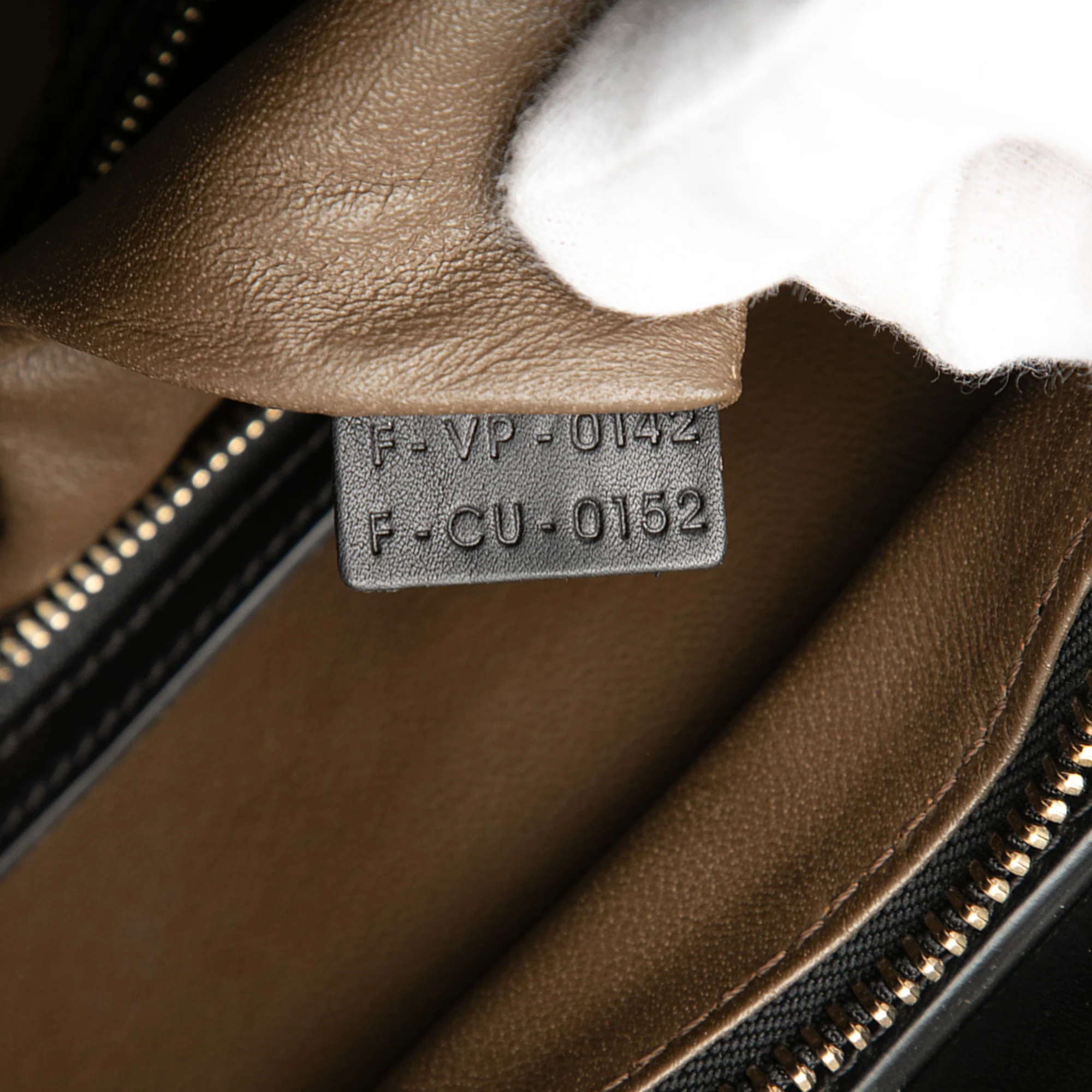 Mini Tricolor Nubuck and Smooth Calfskin Luggage Tote - Image 7