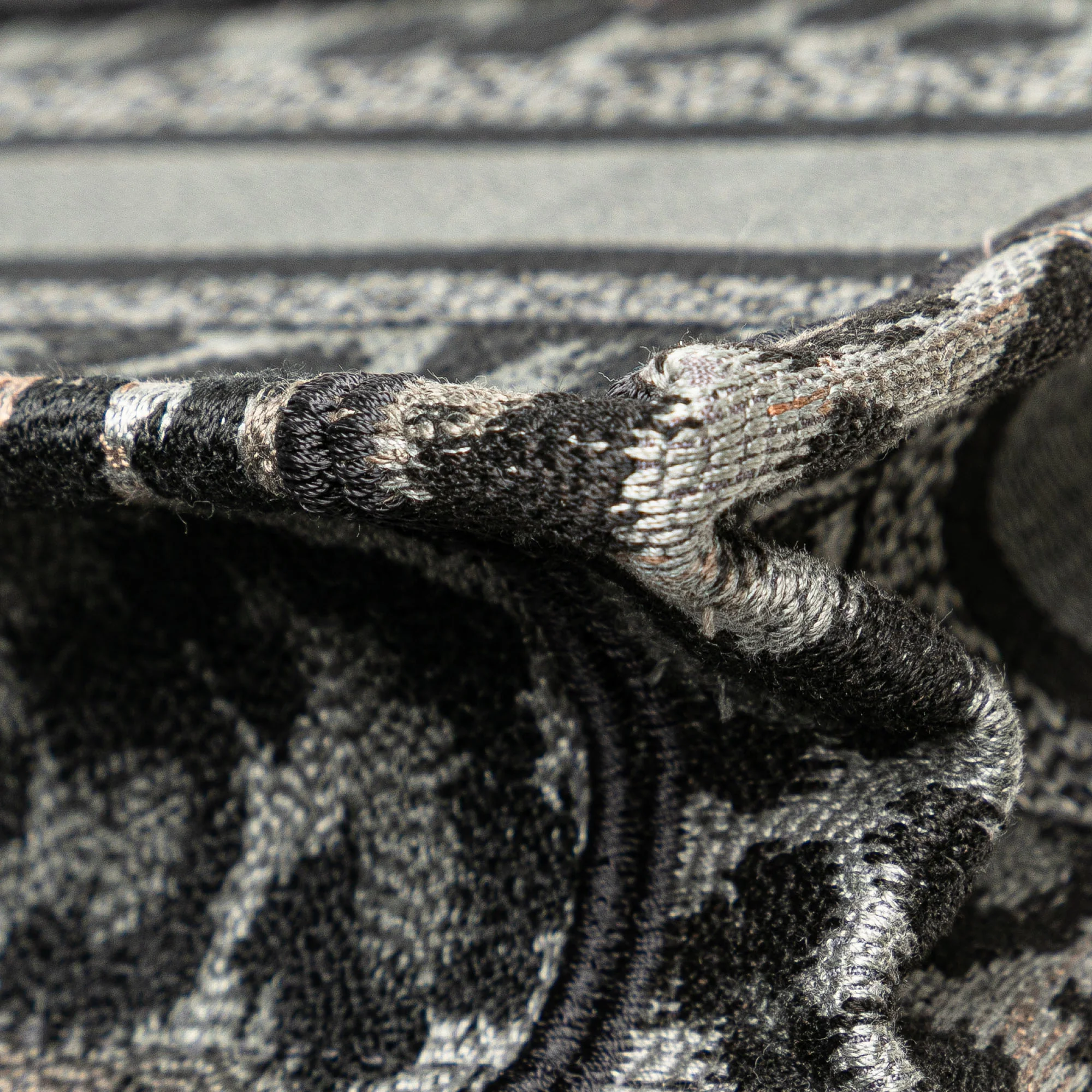 Mizza Mini Embroidered Canvas Leopard Book Tote - Image 10