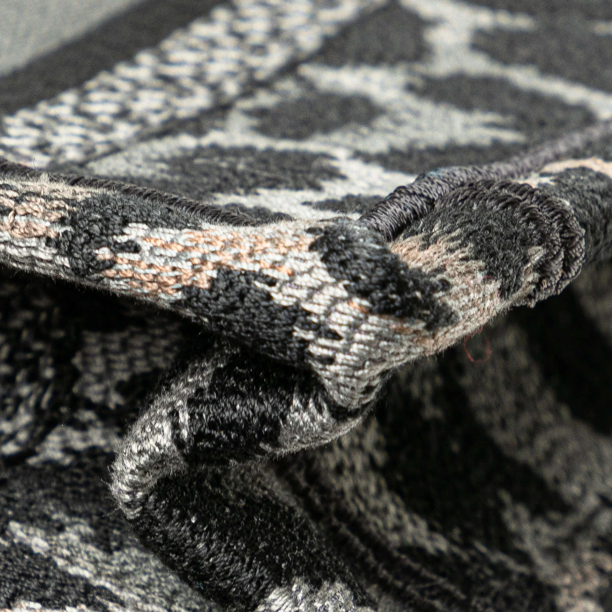 Mizza Mini Embroidered Canvas Leopard Book Tote - Image 9