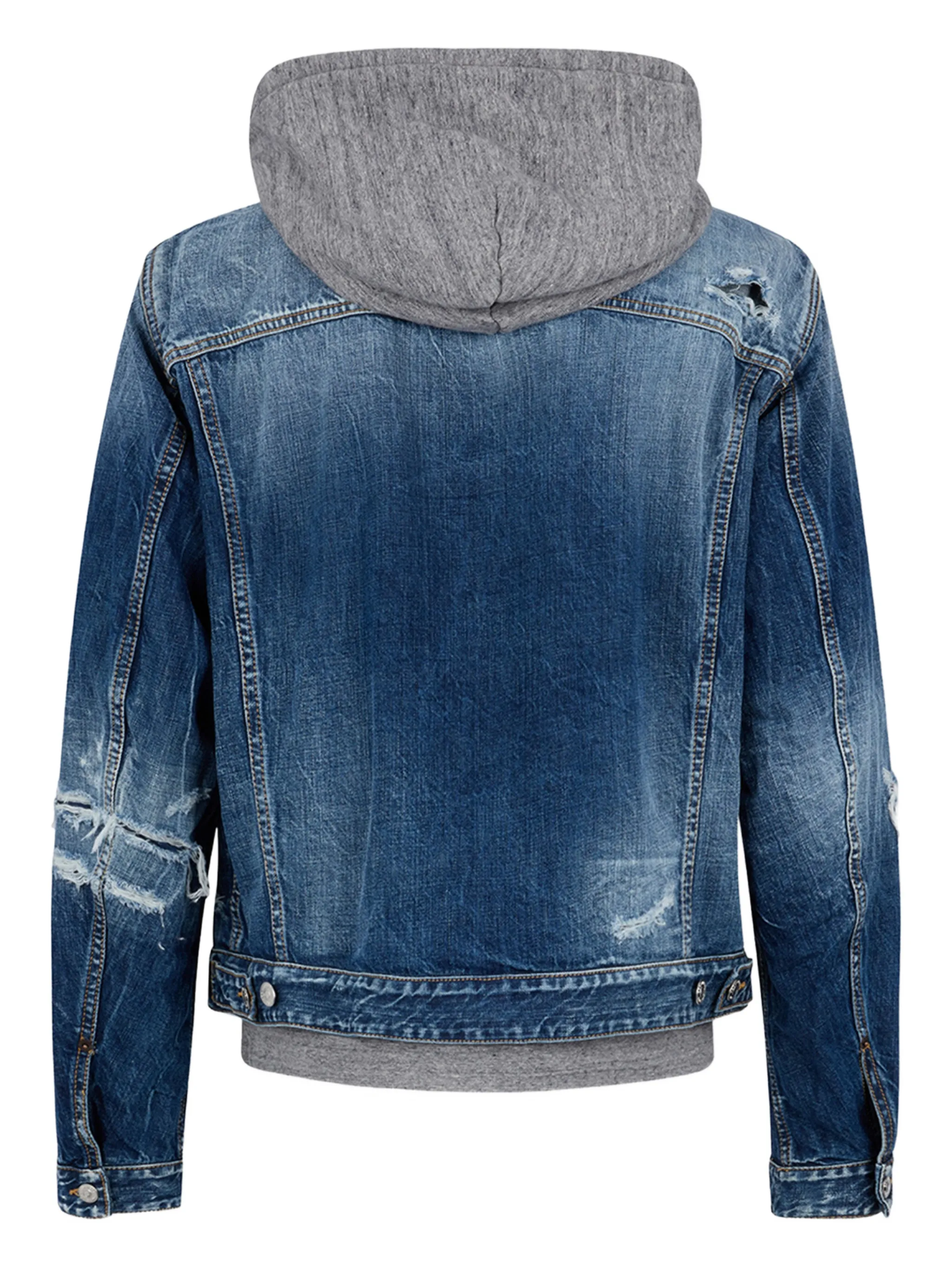 NAVY BLUE COTTON SPORTSJACKET - Image 2