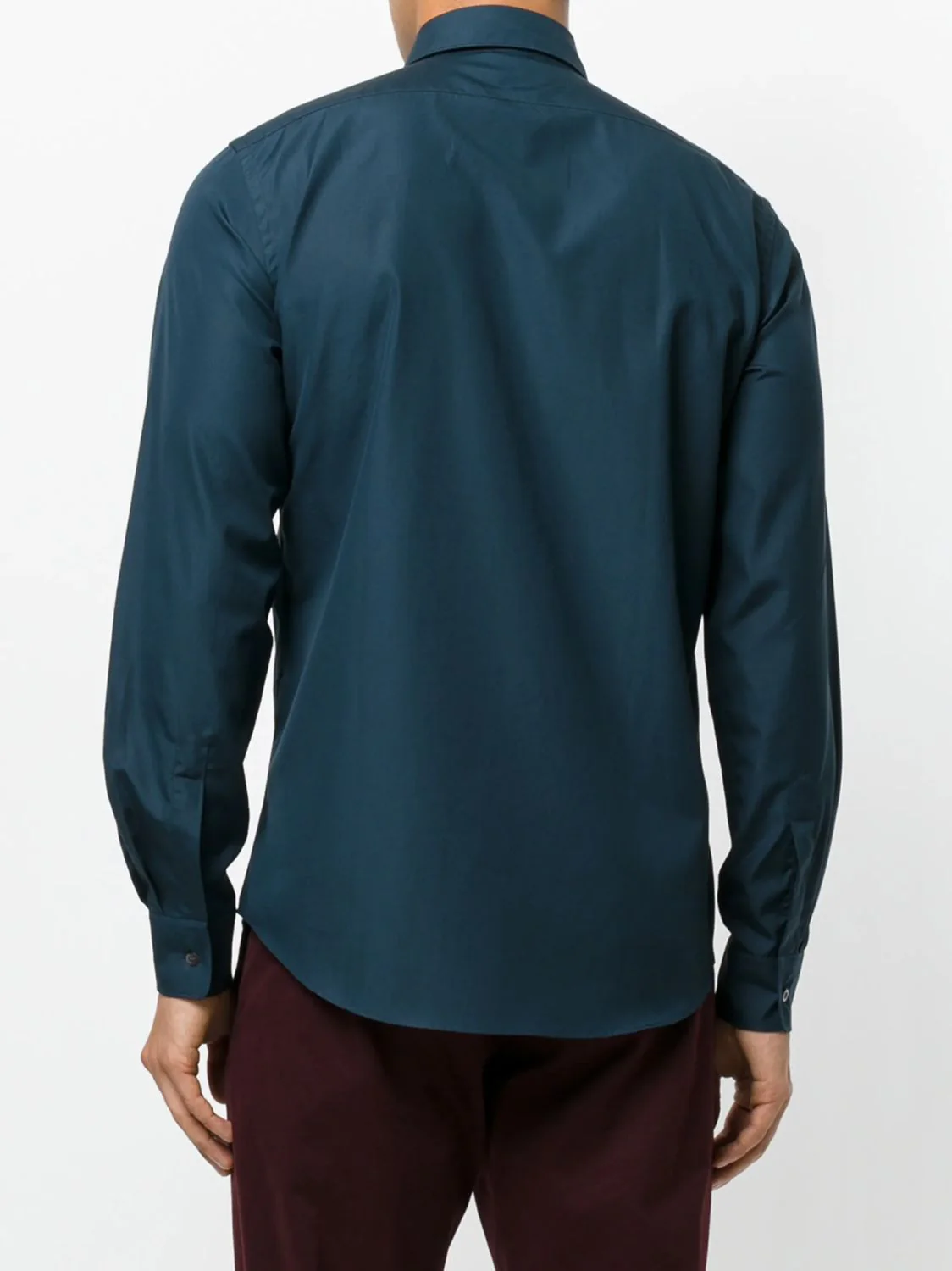 NAVY COTTON SHIRT - Image 4