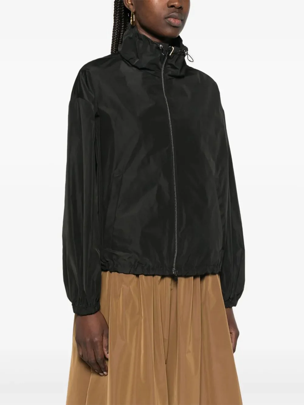 NEW TECHNO TAFFETA SHORT JACKET - Image 2