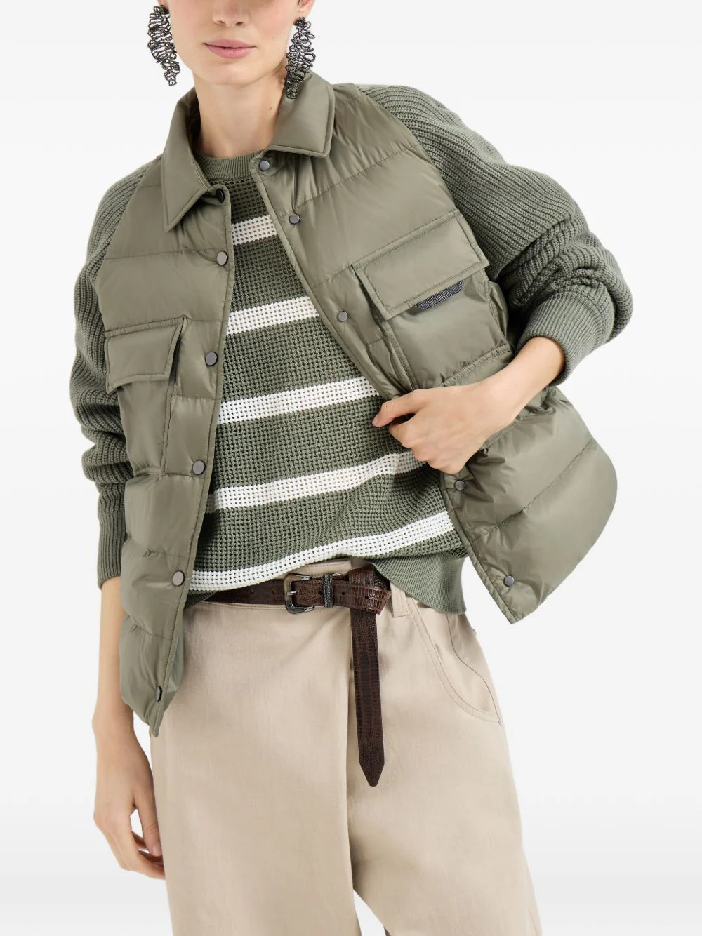NYLON SHORT DOWN JACKET - Image 2