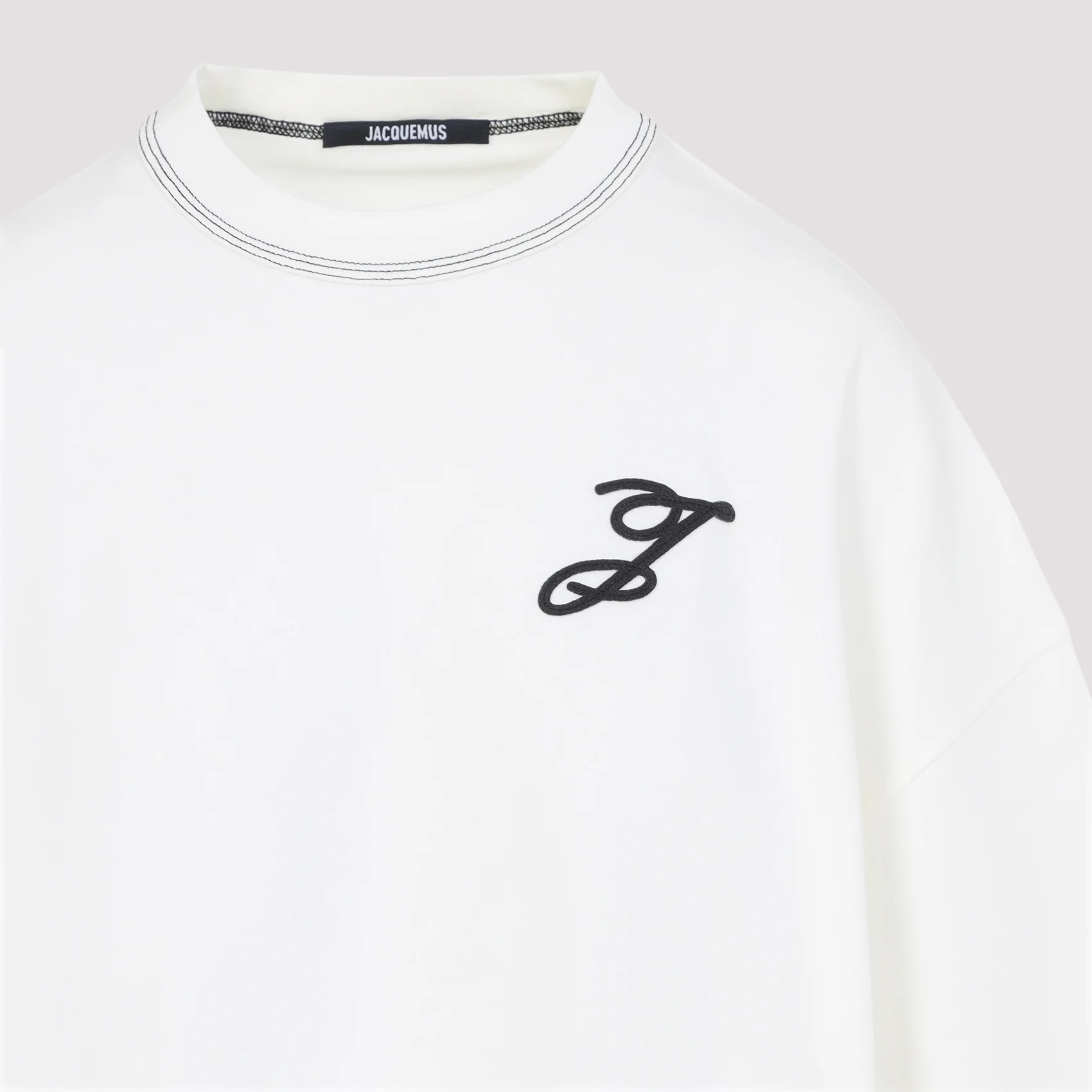 OFF WHITE COTTON T-SHIRT - Image 4